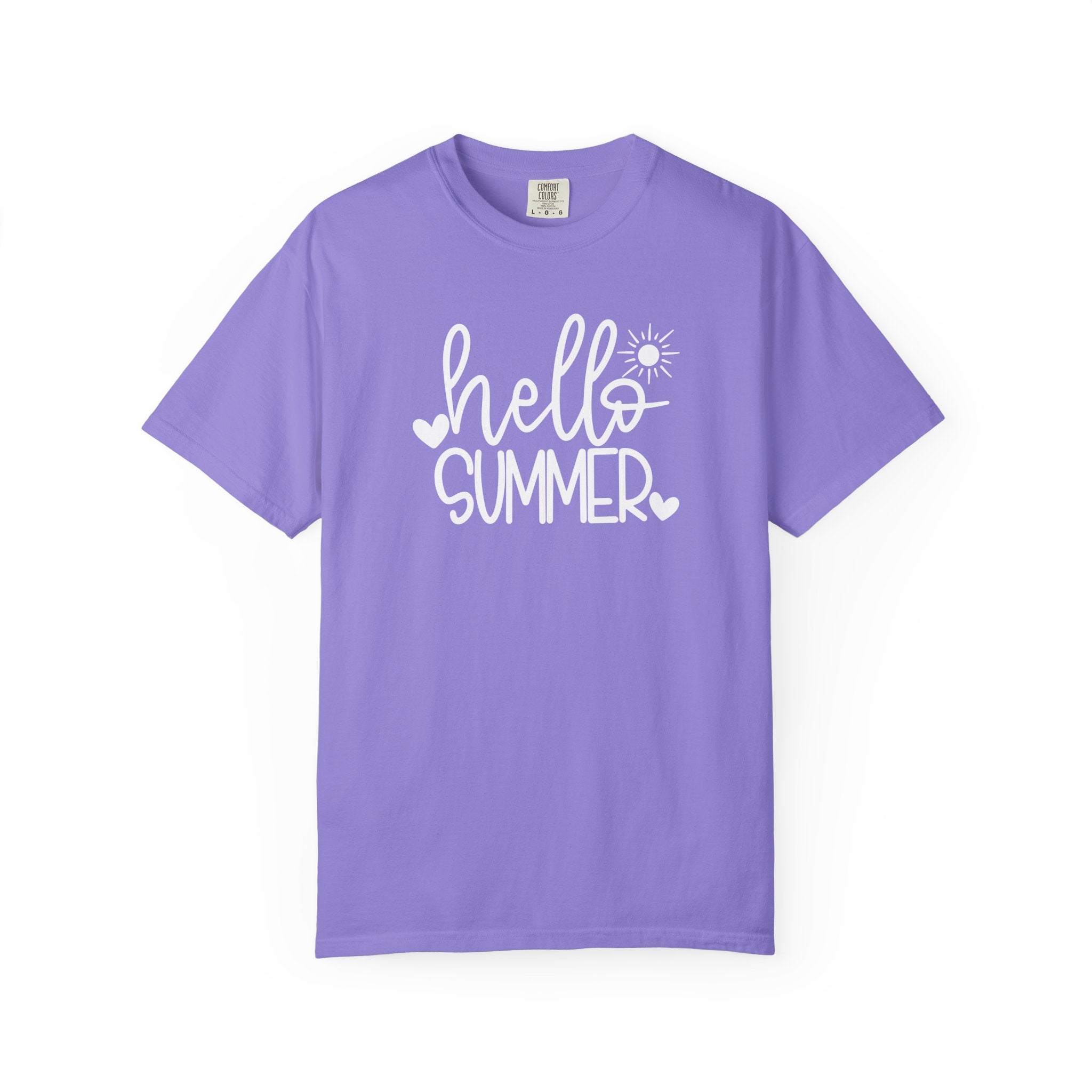 Hello Summer Comfort Colors Graphic T-Shirt