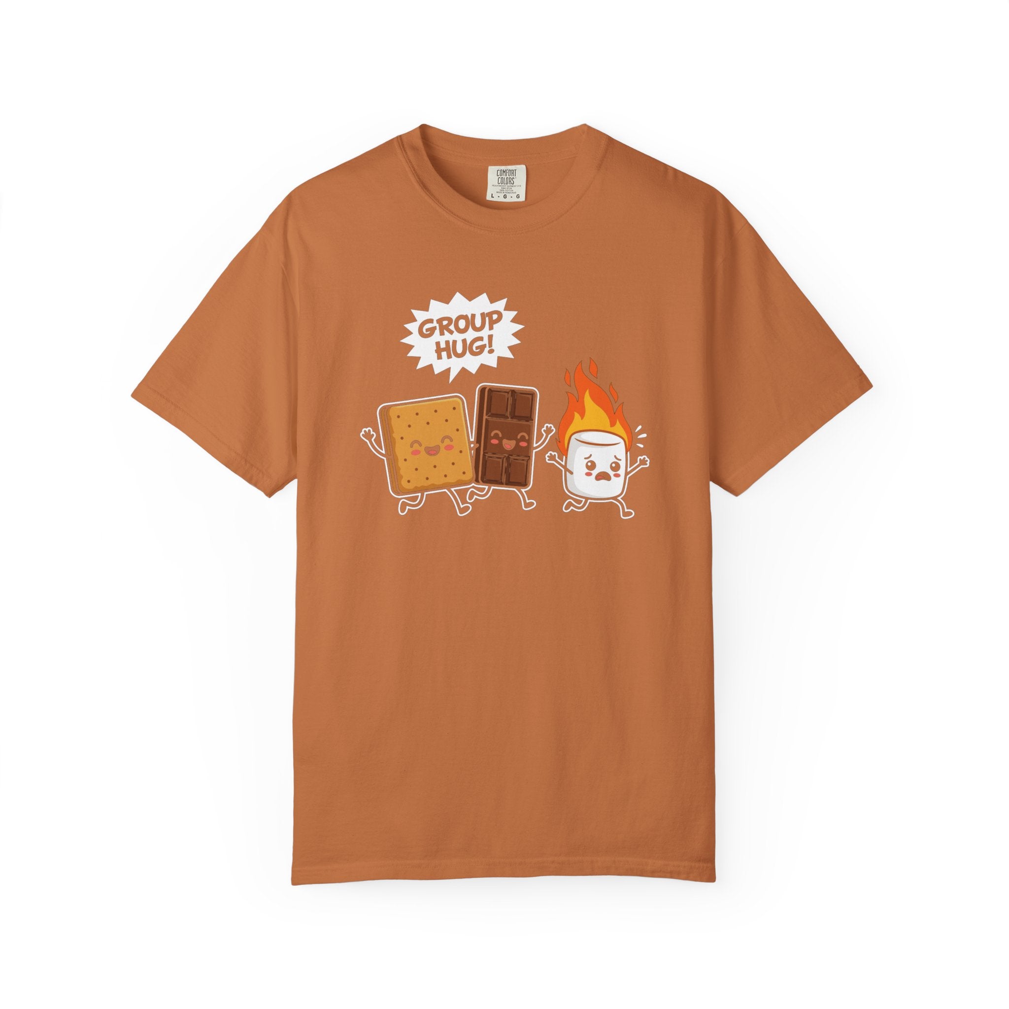 S'mores Group Hug T-Shirt — Cute Campfire Marshmallow, Chocolate & Graham Tee