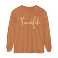 Thankful Long Sleeve T-Shirt | Cozy Fall Apparel, Thanksgiving Gift, Casual Style,