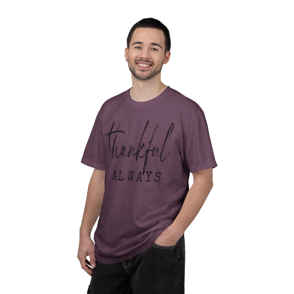 Grateful Spirit T-Shirt - Casual Unisex Wear for Thanksgiving, Everyday Comfort, Inspirational Apparel, Cozy Fashion