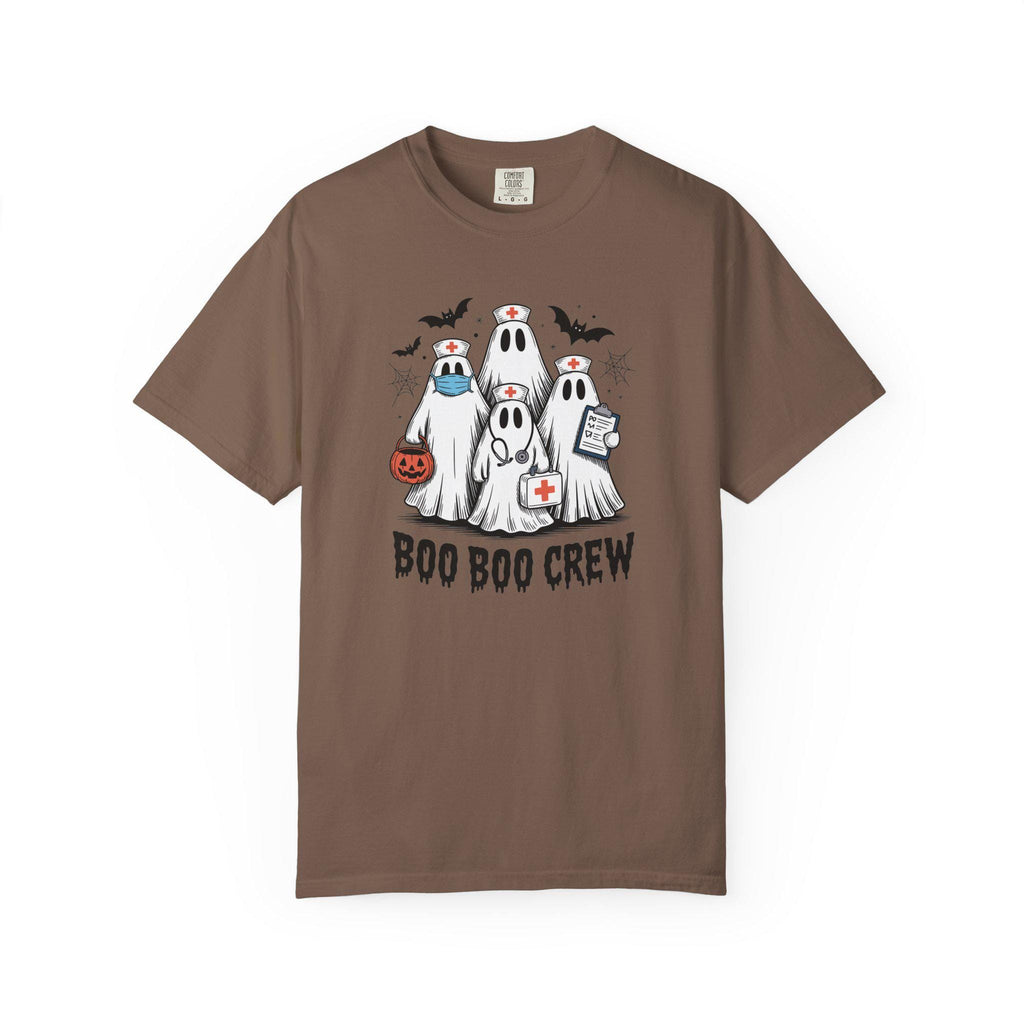 Boo Boo Crew T-Shirt, Unisex Halloween Tee, Ghost-Themed Apparel, Cute Fall Outfit, Casual Spooktacular Gift