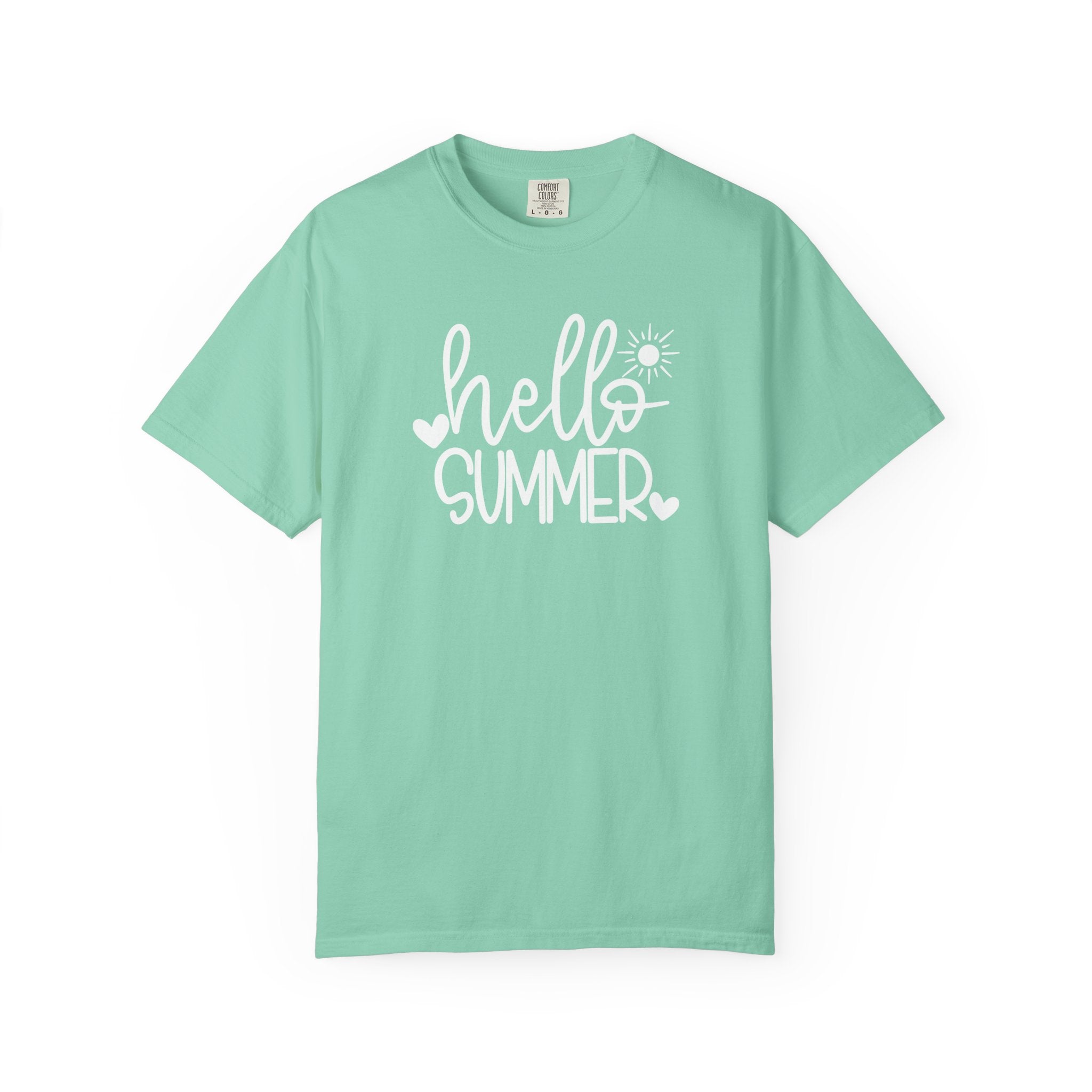 Hello Summer Comfort Colors Graphic T-Shirt