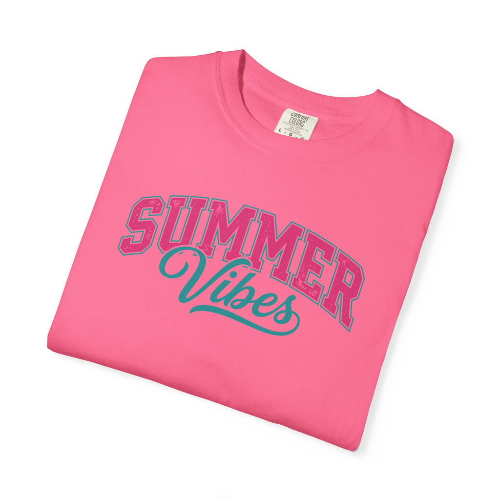 Summer Vibes T-Shirt — Retro Script Graphic Tee
