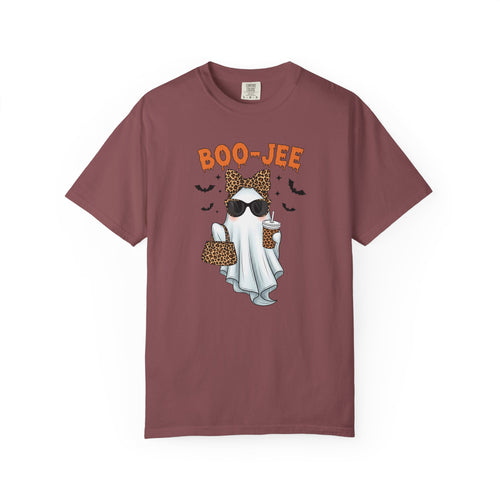 Boo-Jeé Ghost Tee — Leopard Accessories Halloween T-Shirt