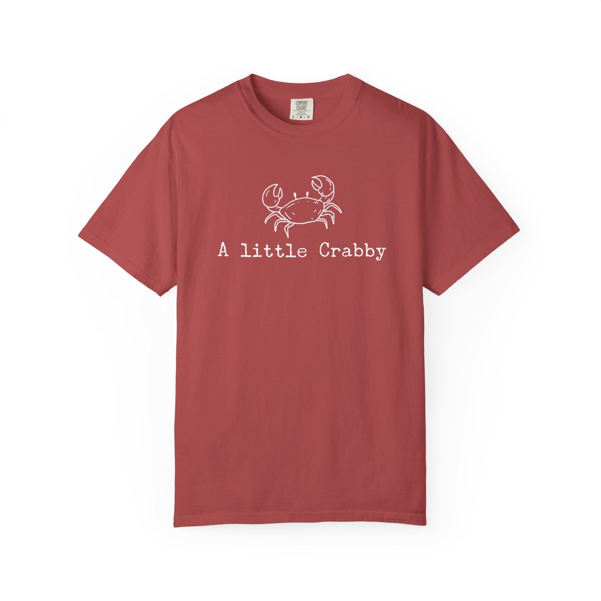A Little Crabby T-Shirt — Cute Crab Graphic Tee for Beach Lovers