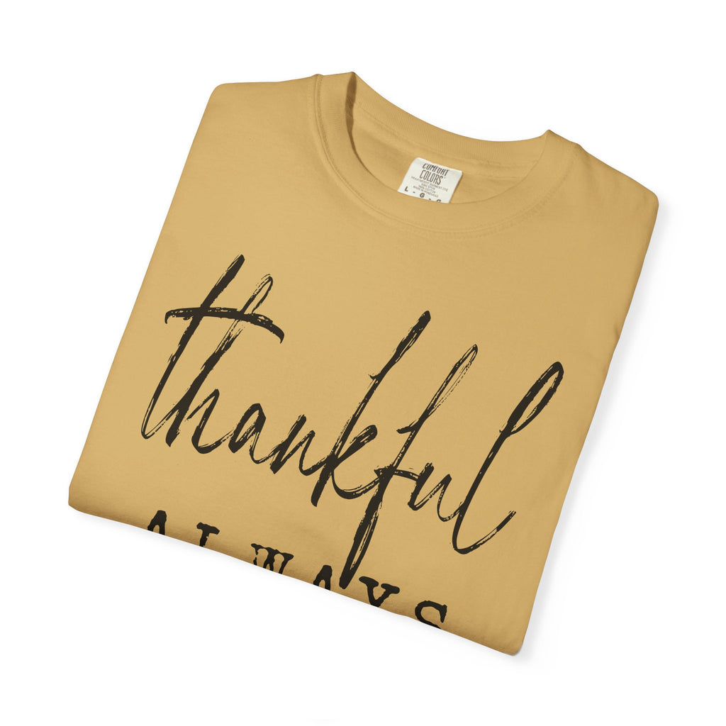 Grateful Spirit T-Shirt - Casual Unisex Wear for Thanksgiving, Everyday Comfort, Inspirational Apparel, Cozy Fashion