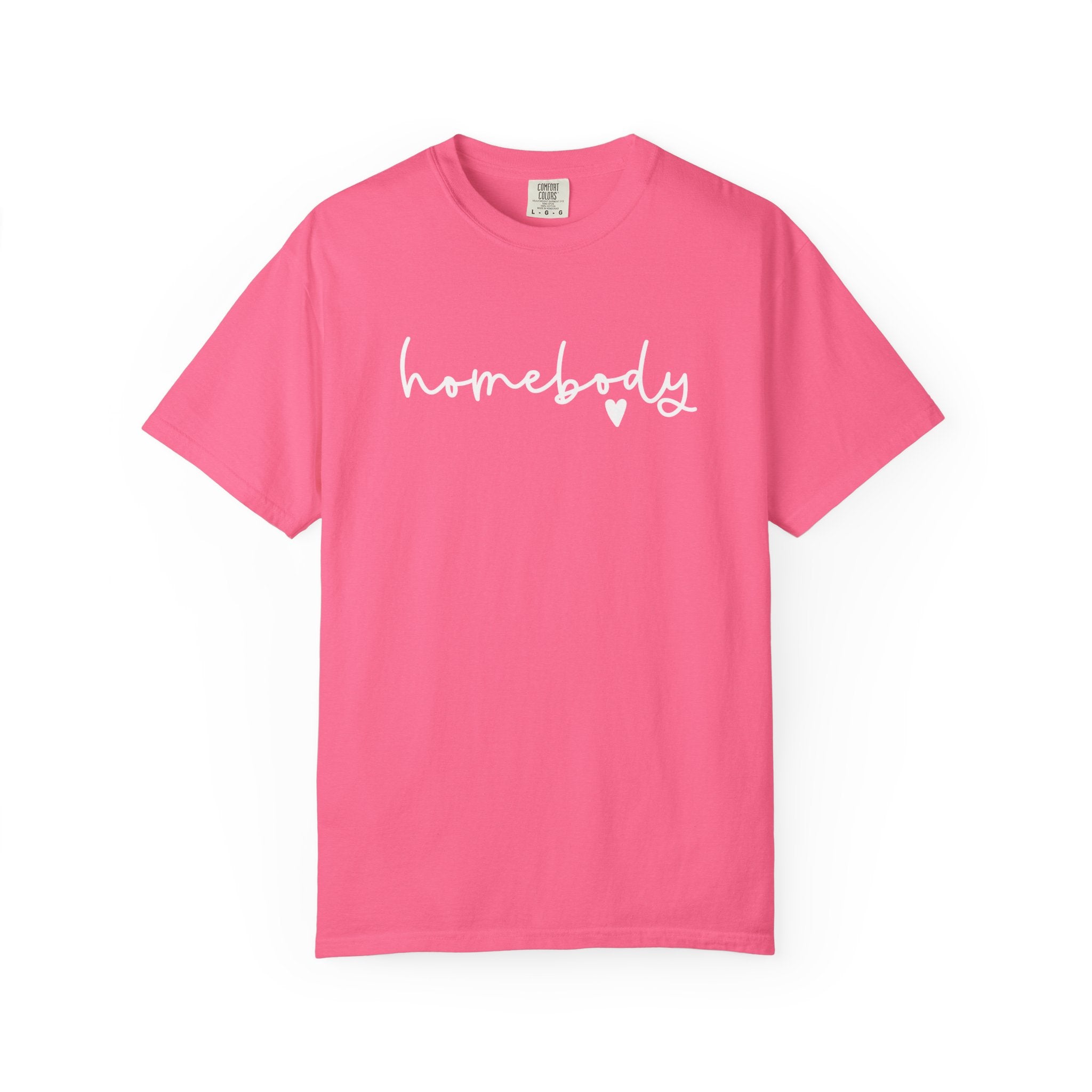 Homebody Script T-Shirt — Cozy Handwritten Graphic Tee