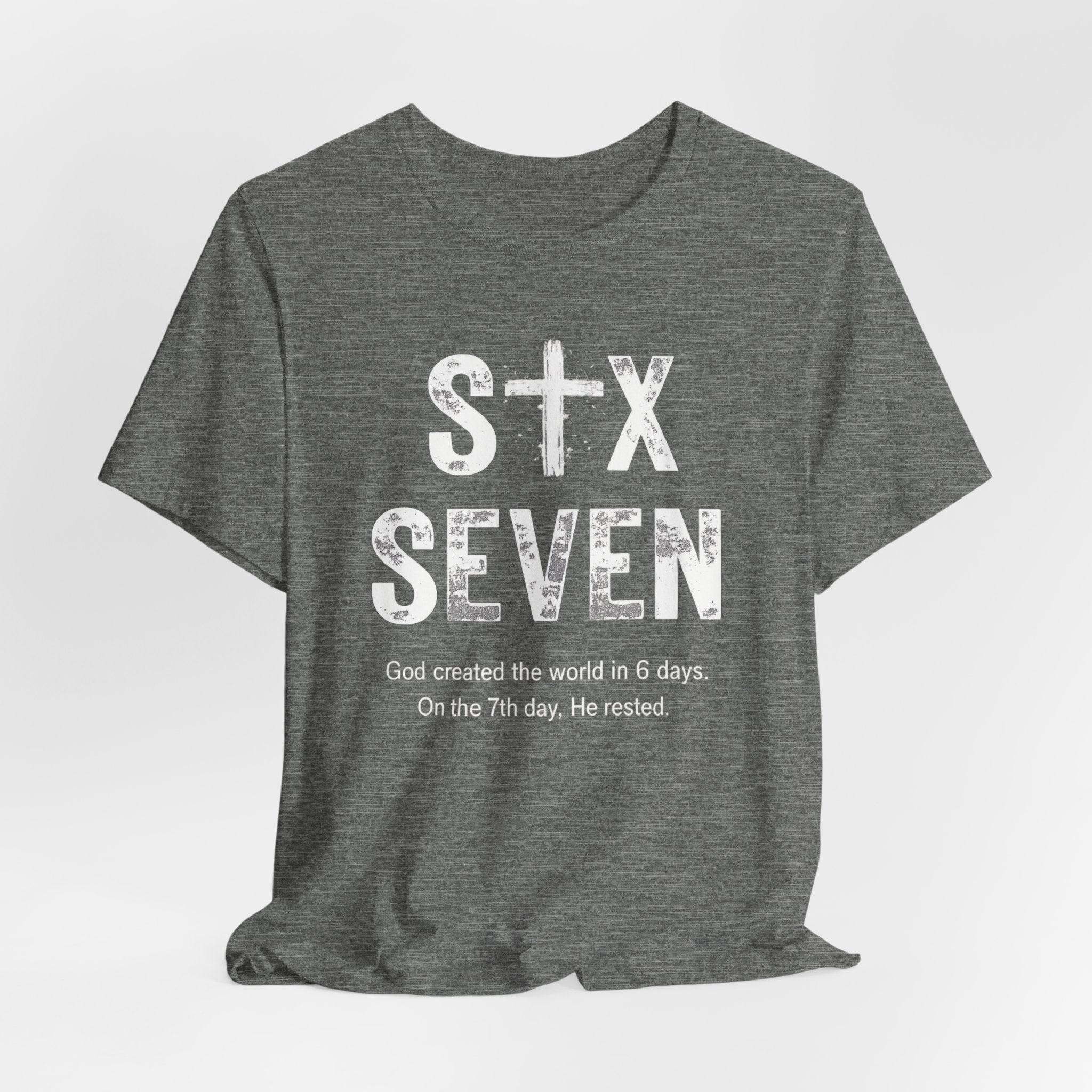 Six Seven Christian Tee — 'SIX SEVEN' Faith-Based Short Sleeve Shirt