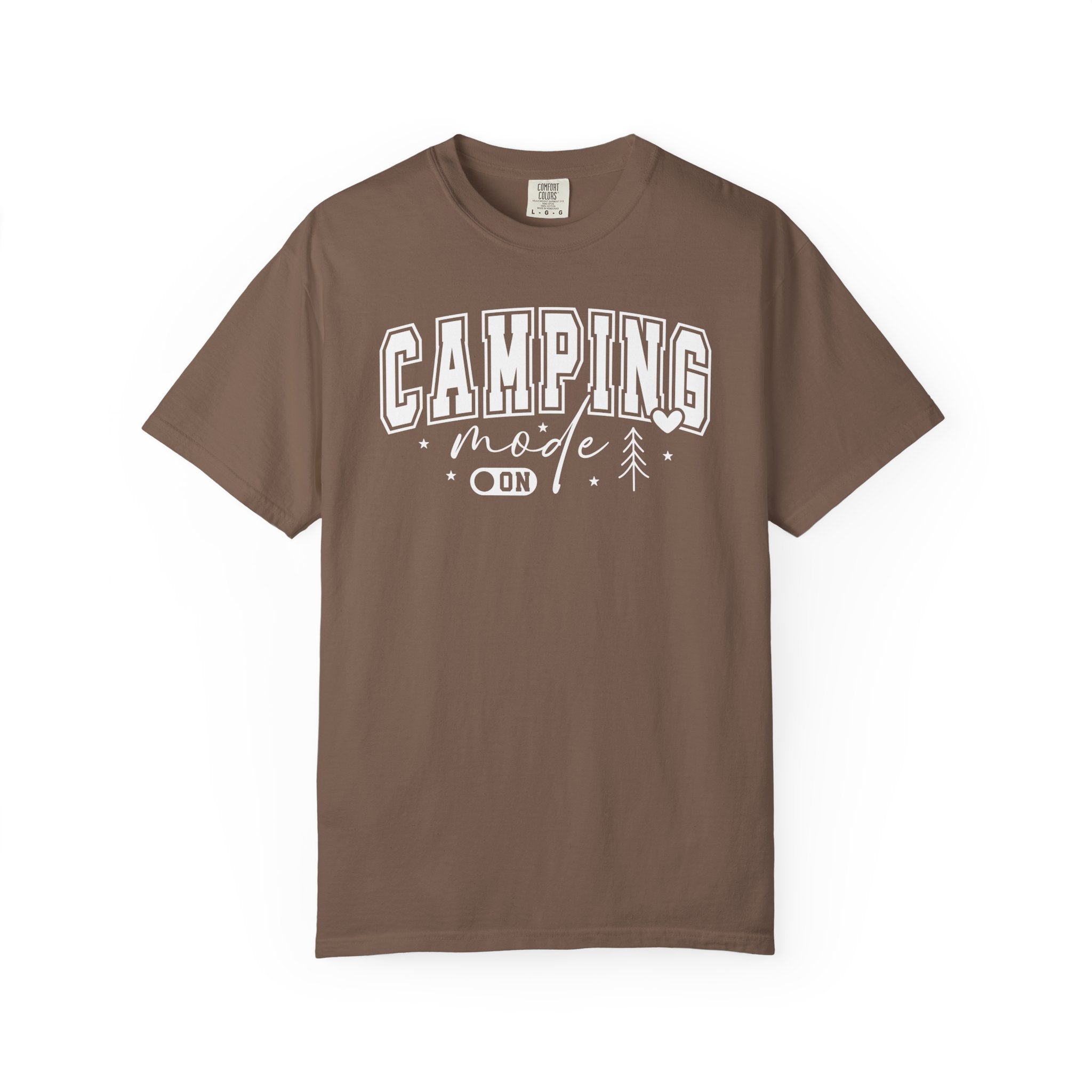 Camping Mode T-Shirt — Retro Outdoor Camping Graphic Tee