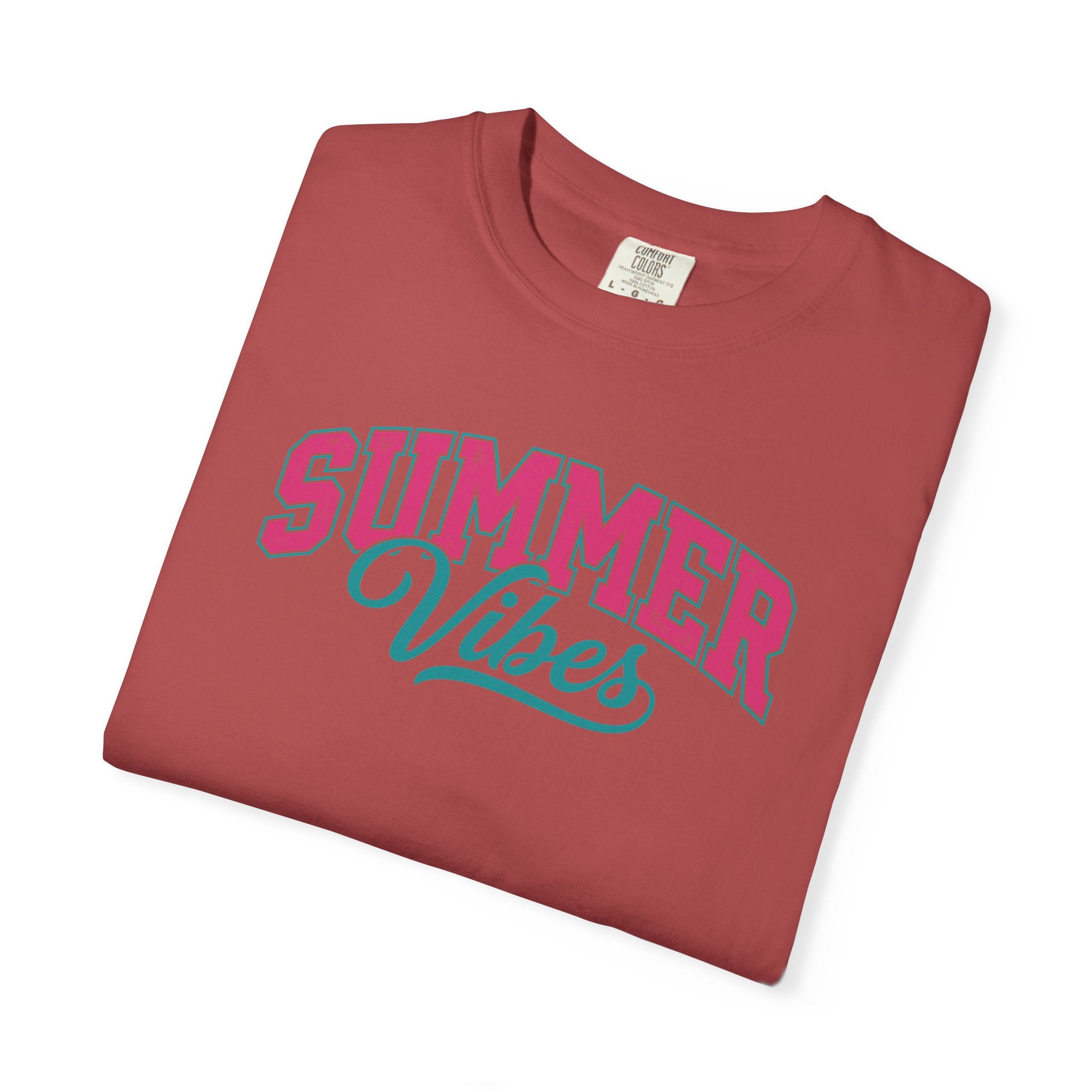 Summer Vibes T-Shirt — Retro Script Graphic Tee