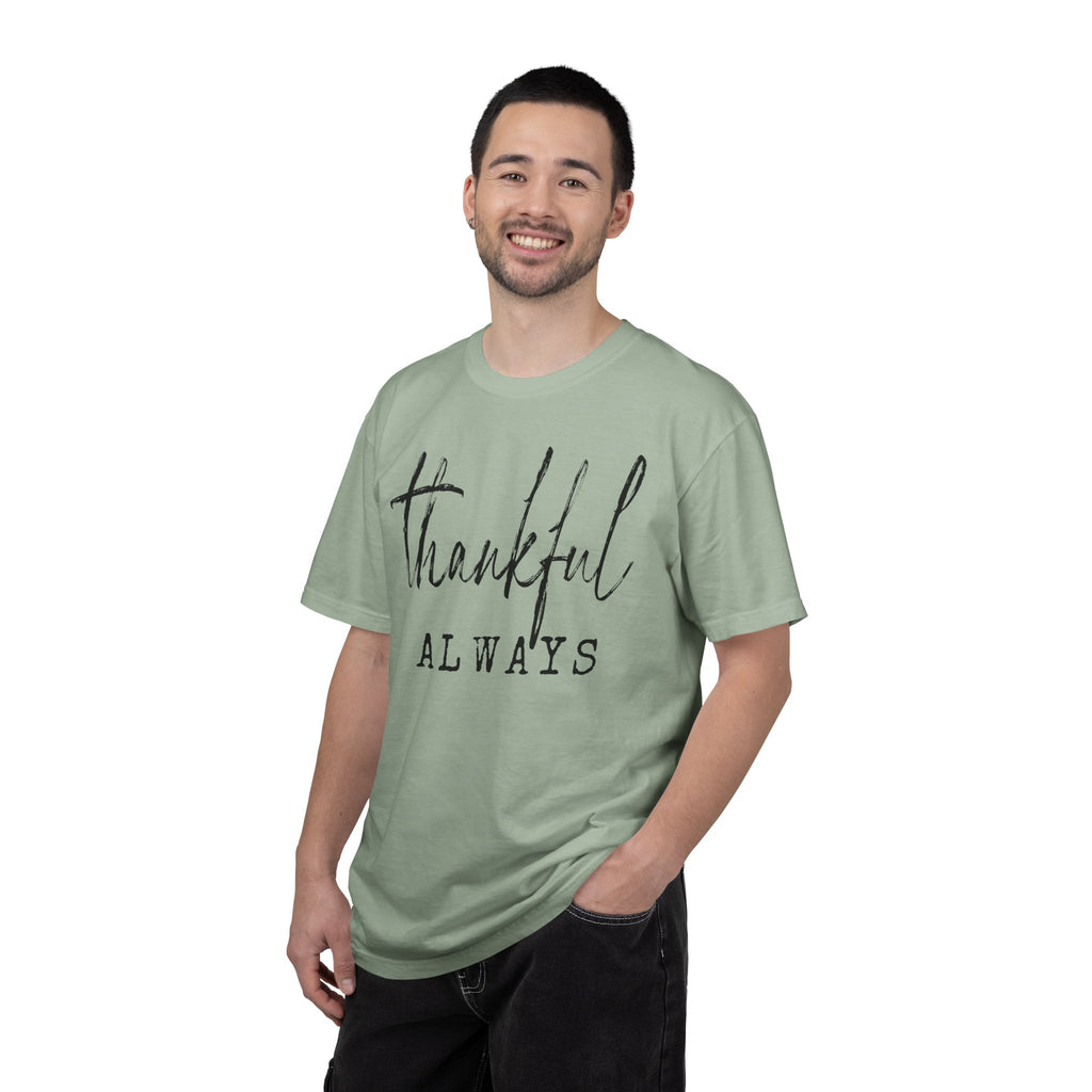Grateful Spirit T-Shirt - Casual Unisex Wear for Thanksgiving, Everyday Comfort, Inspirational Apparel, Cozy Fashion