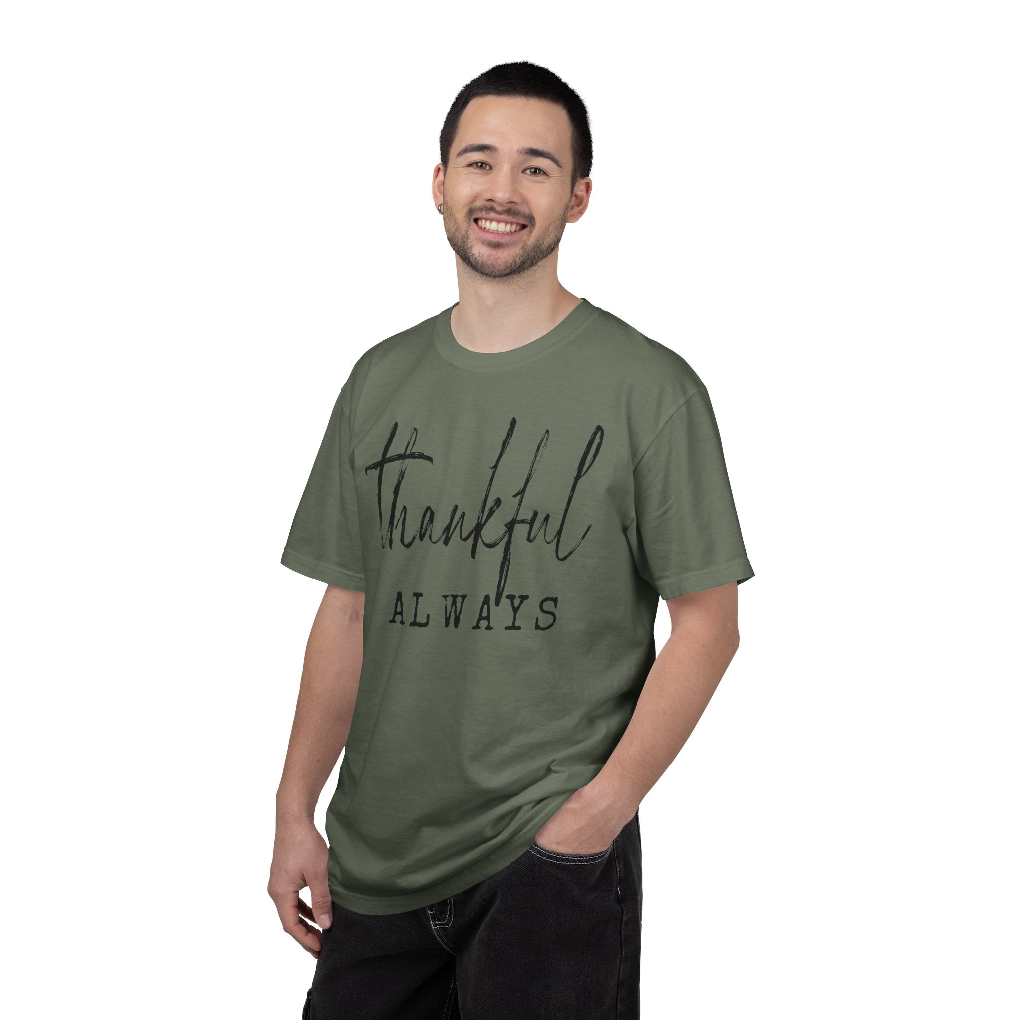 Grateful Spirit T-Shirt - Casual Unisex Wear for Thanksgiving, Everyday Comfort, Inspirational Apparel, Cozy Fashion
