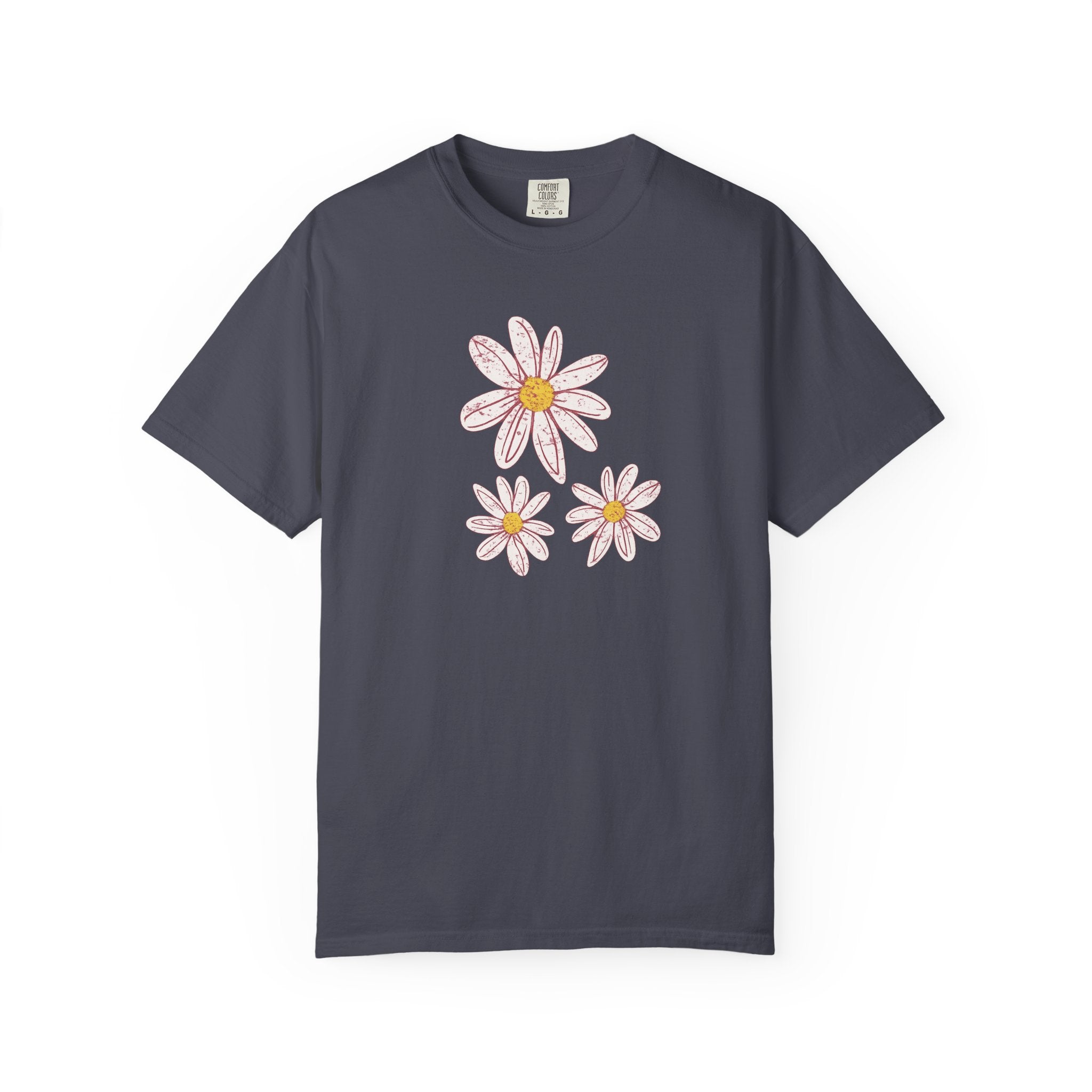 Daisy Trio T-Shirt — Hand-Drawn Floral Tee
