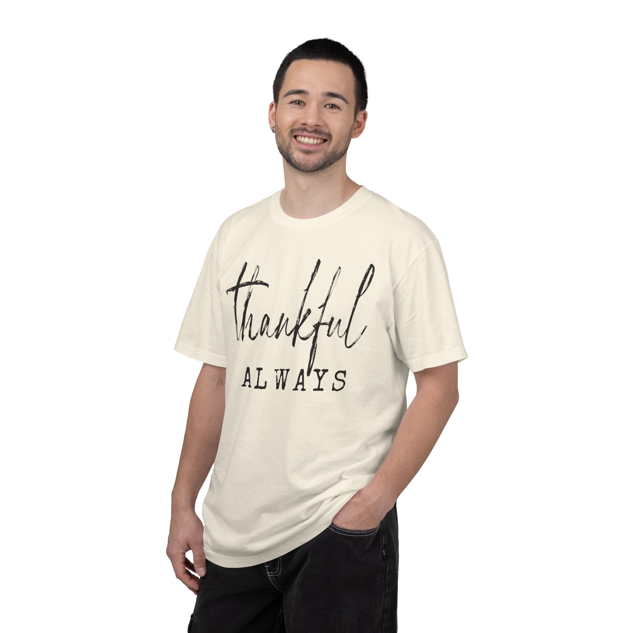 Grateful Spirit T-Shirt - Casual Unisex Wear for Thanksgiving, Everyday Comfort, Inspirational Apparel, Cozy Fashion
