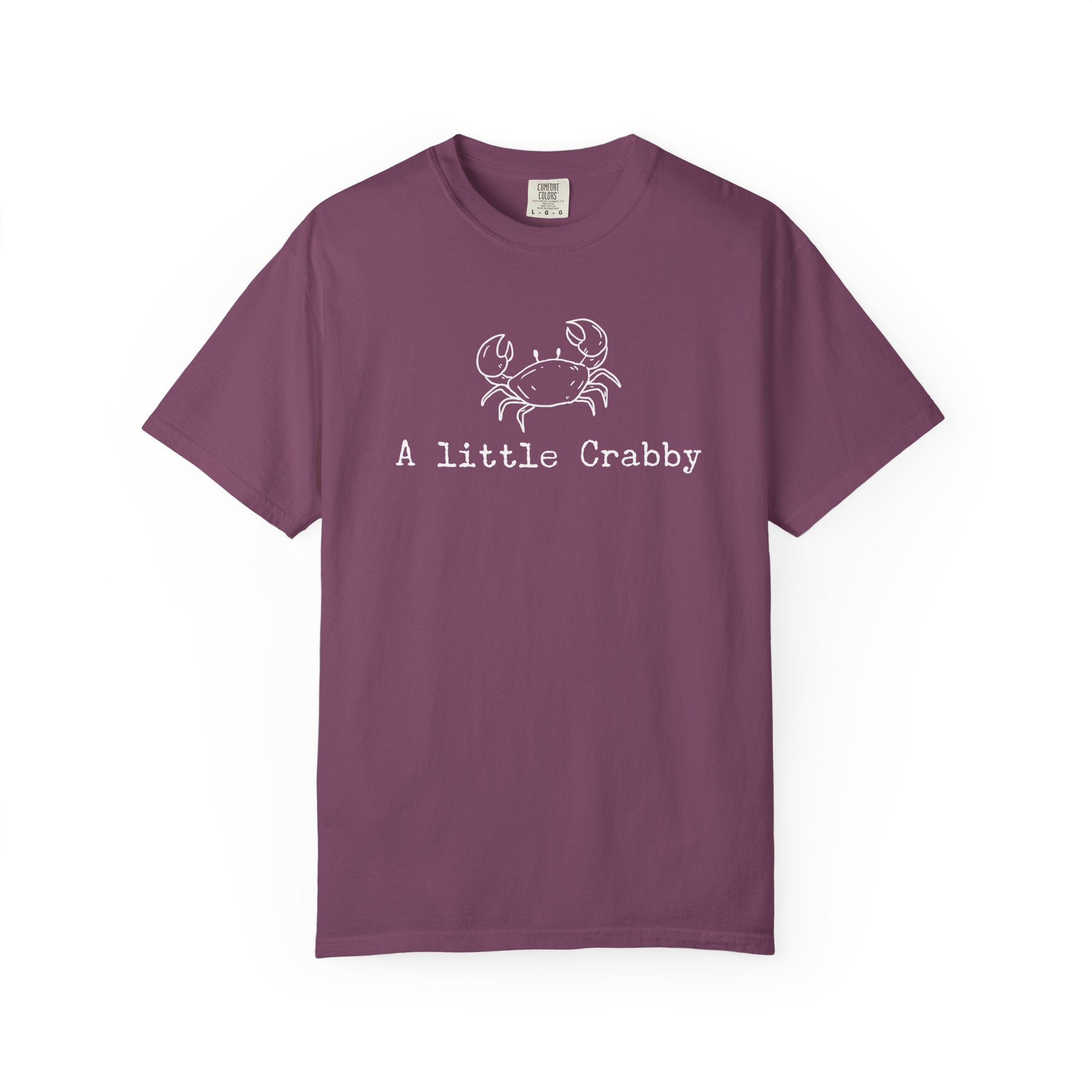 A Little Crabby T-Shirt — Cute Crab Graphic Tee for Beach Lovers