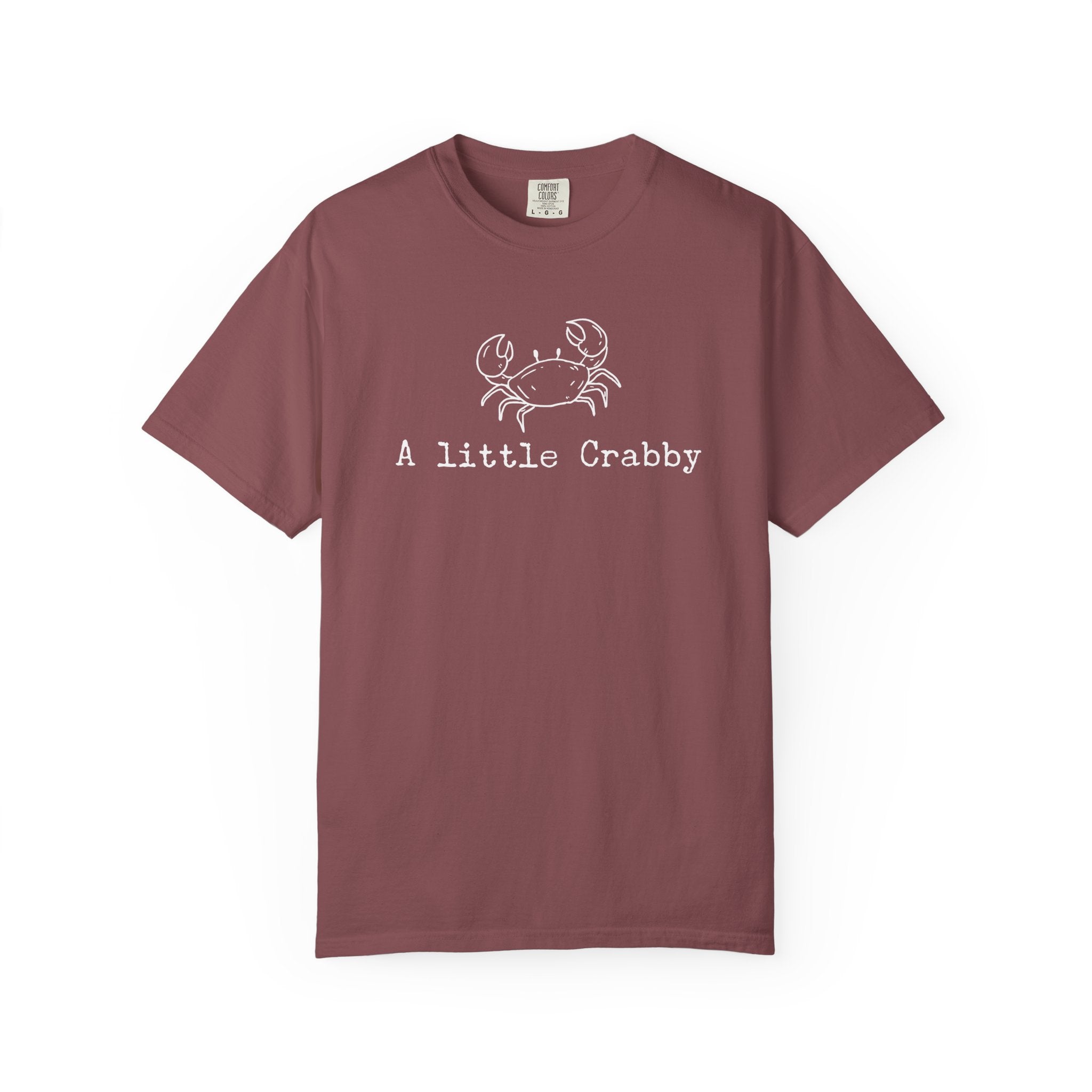 A Little Crabby T-Shirt — Cute Crab Graphic Tee for Beach Lovers