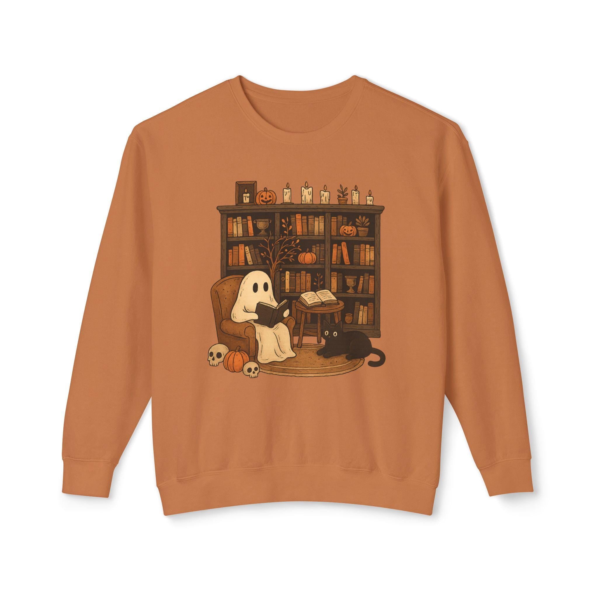 Spooky Literature Crewneck Sweatshirt | Cozy Halloween Apparel, Book Lover Gift, Autumn Fashion