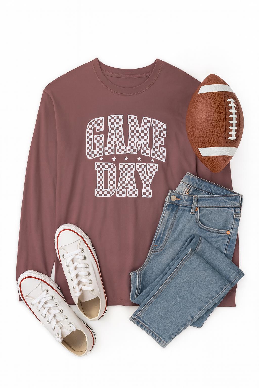 Game Day Shirt, Unisex Tee for Sports Fans, Casual Fall Apparel