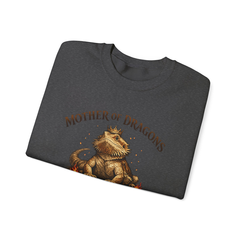 Mother of Dragons Crewneck Sweatshirt | Cute Dragon Illustration