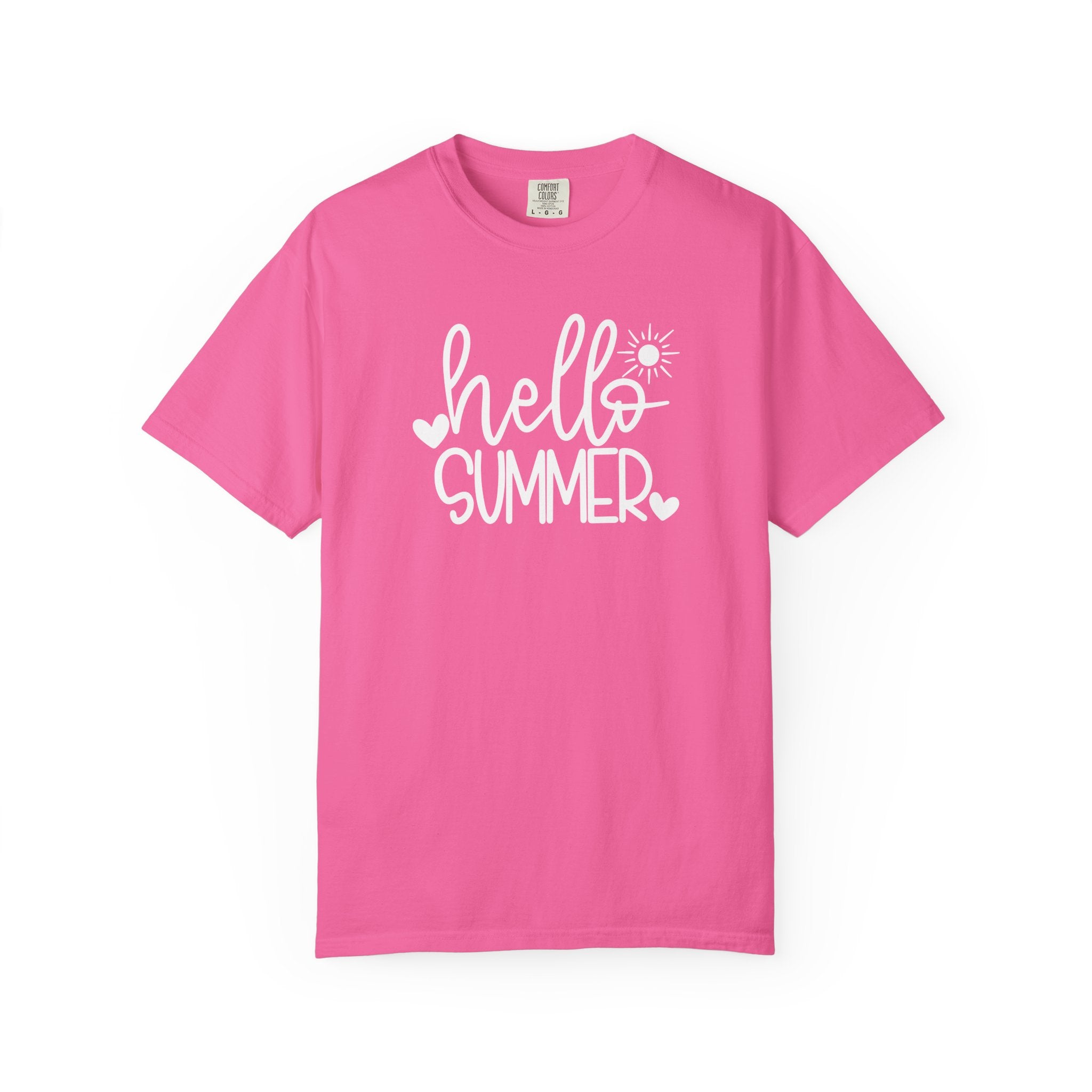 Hello Summer Comfort Colors Graphic T-Shirt