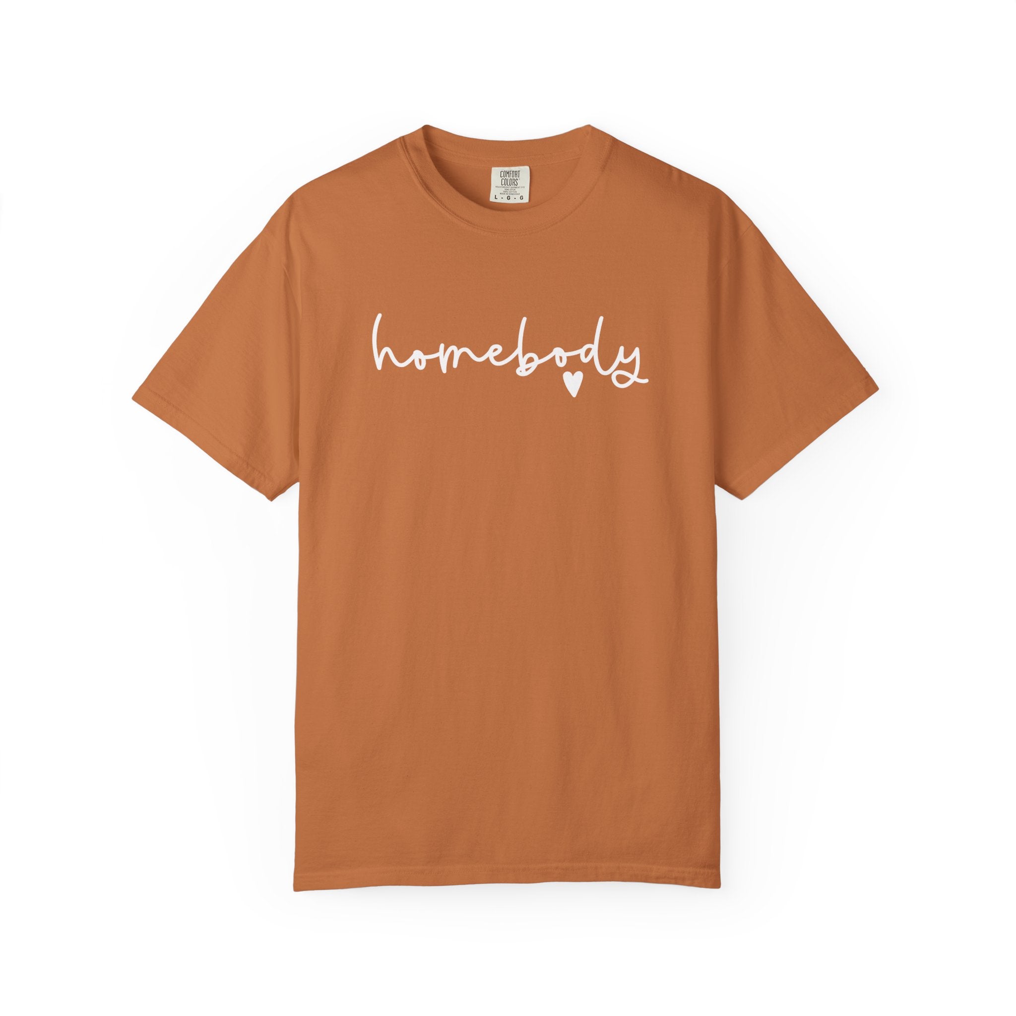 Homebody Script T-Shirt — Cozy Handwritten Graphic Tee