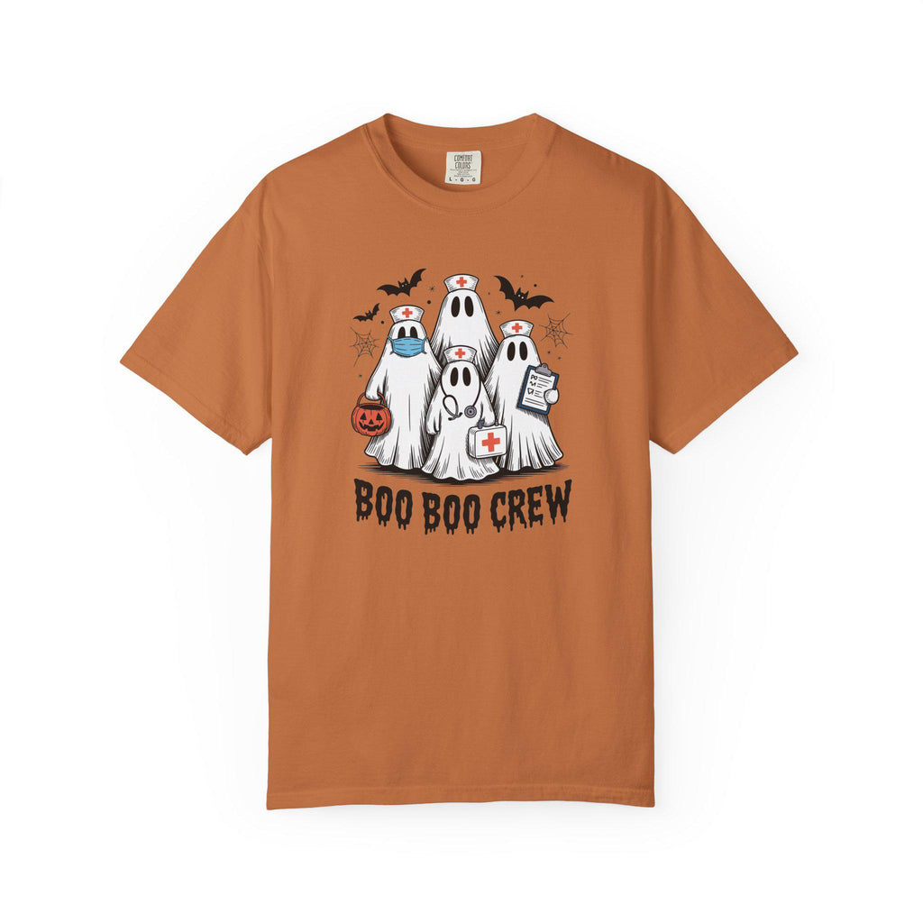 Boo Boo Crew T-Shirt, Unisex Halloween Tee, Ghost-Themed Apparel, Cute Fall Outfit, Casual Spooktacular Gift