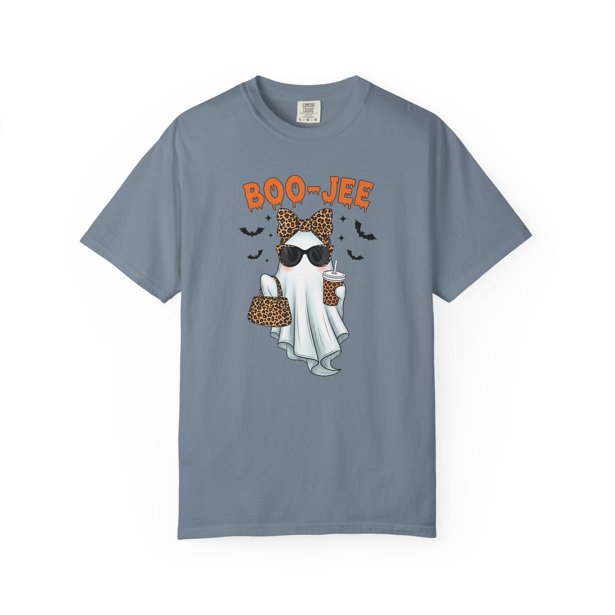 Boo-Jeé Ghost Tee — Leopard Accessories Halloween T-Shirt