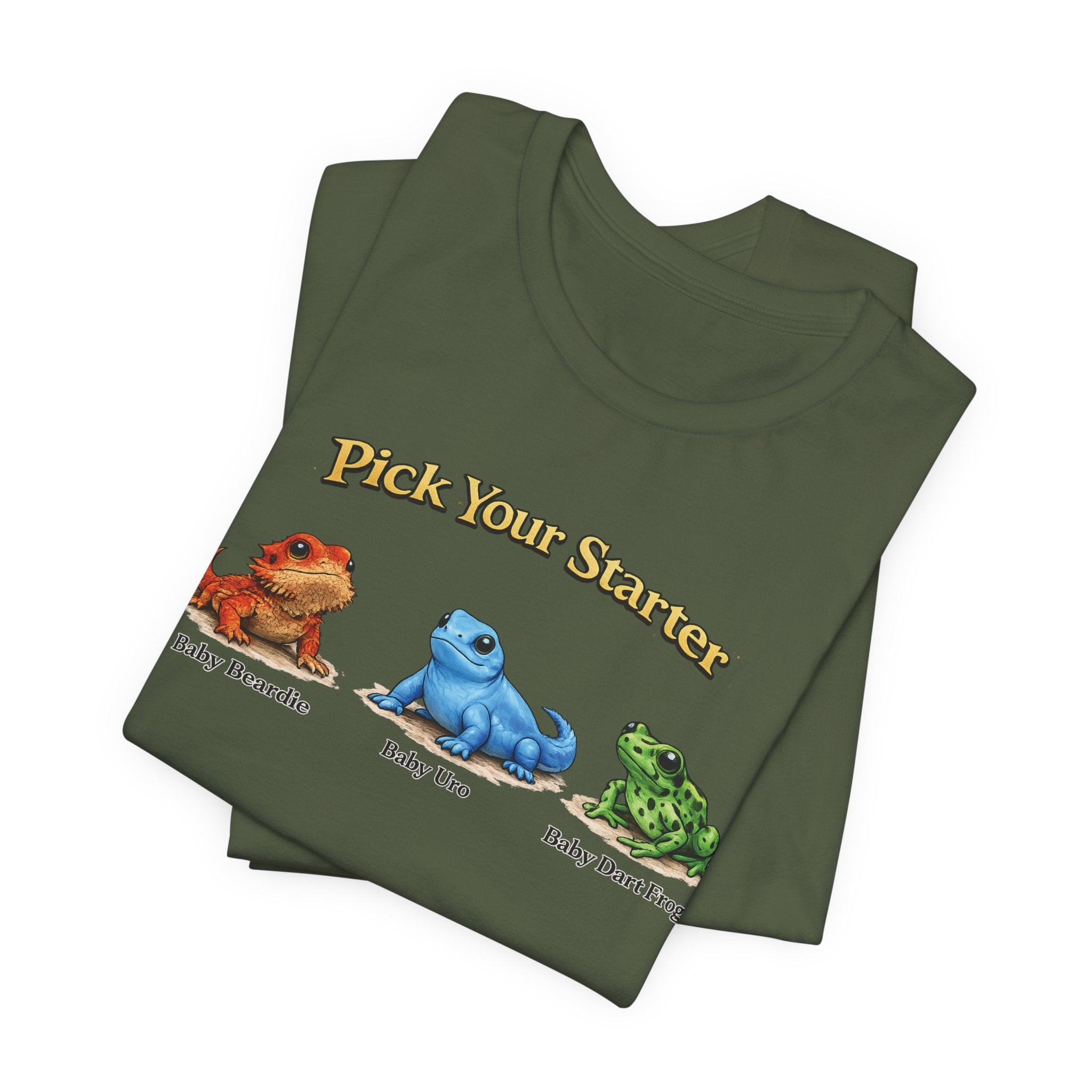 Pick Your Starter Baby Dragon Baby Lion Baby Deer Frog T-Shirt | Cute Creature Tee