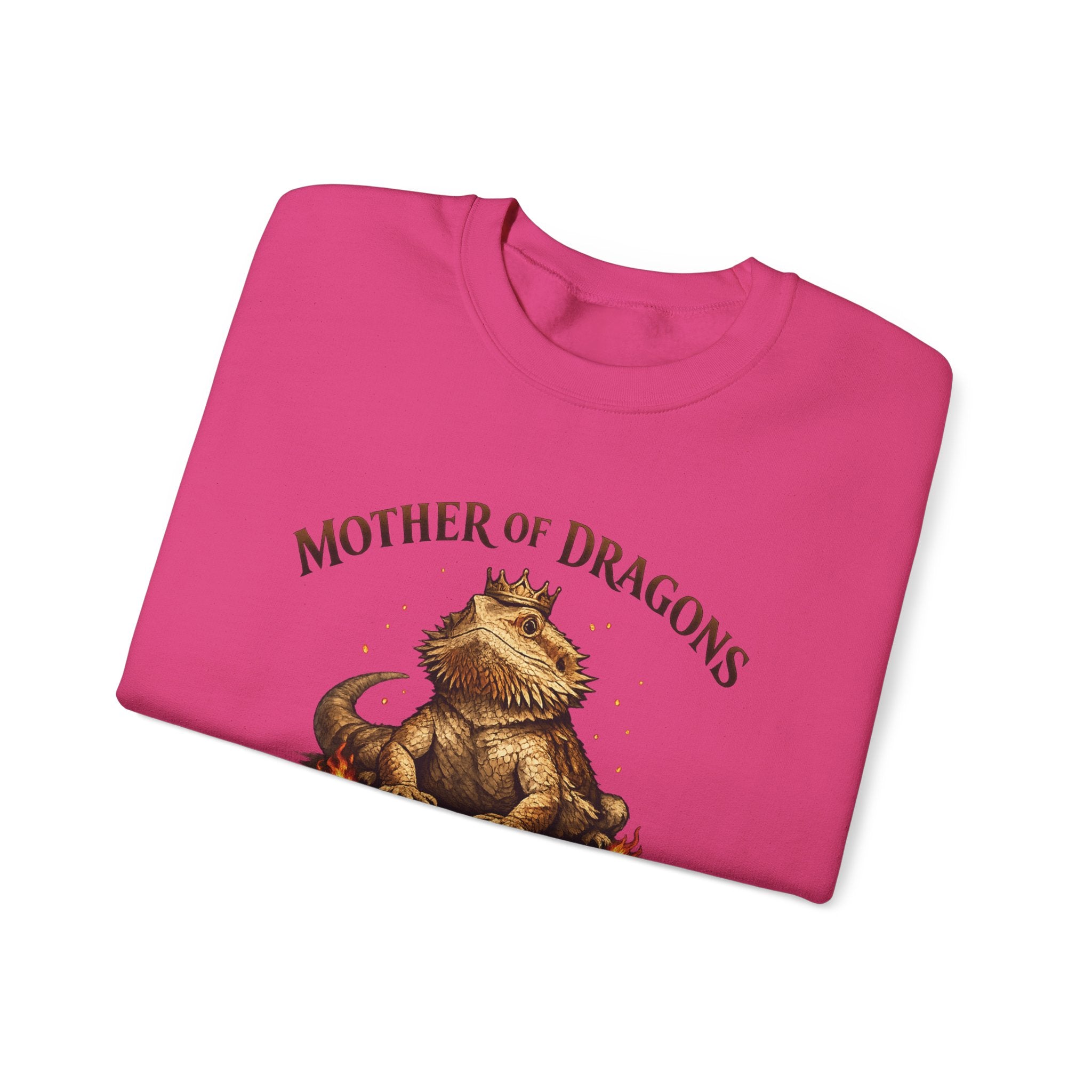 Mother of Dragons Crewneck Sweatshirt | Cute Dragon Illustration
