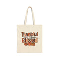 Thankful Grateful Blessed Tote Bag | Reusable | Autumn Gift | Thanksgiving Farmhouse Style