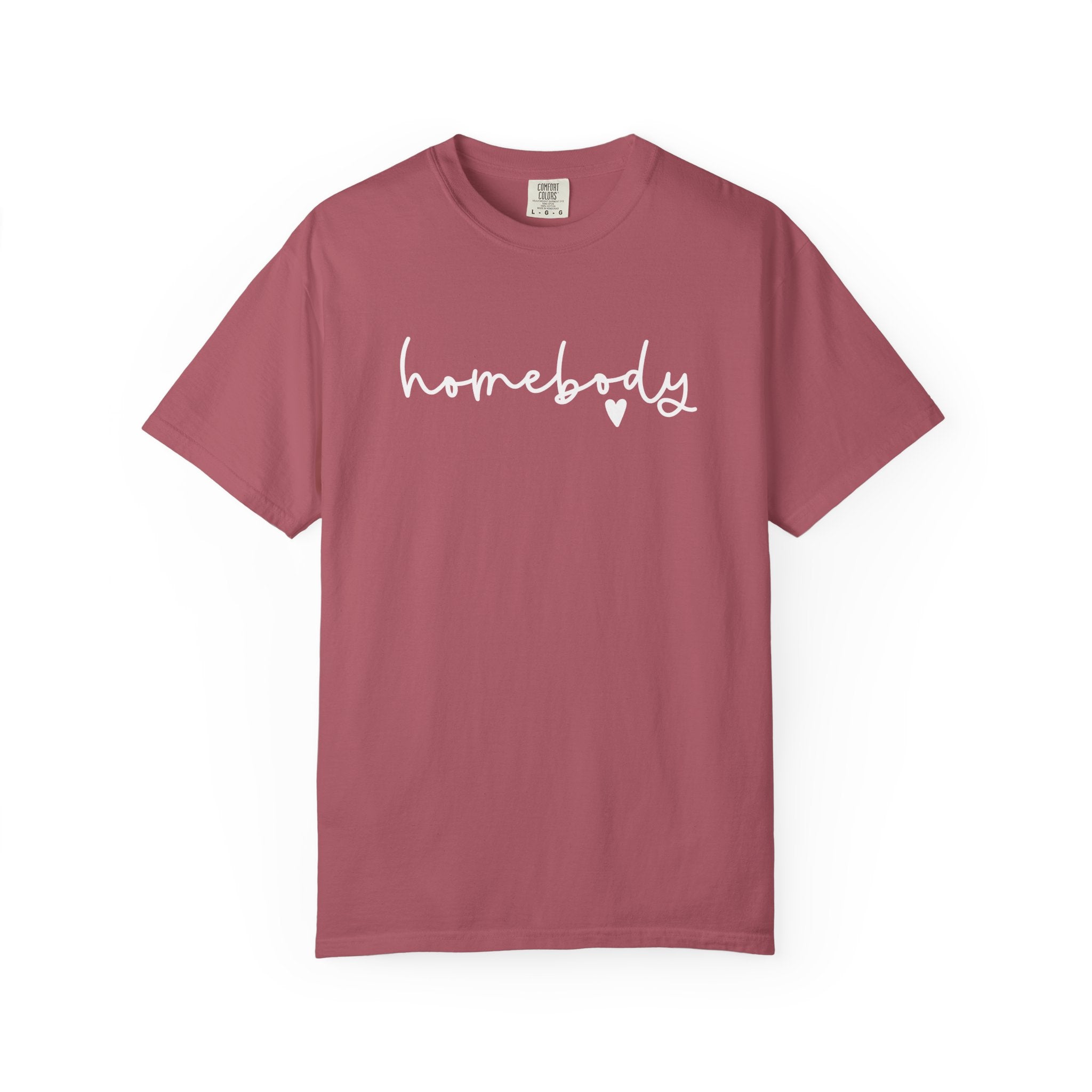 Homebody Script T-Shirt — Cozy Handwritten Graphic Tee