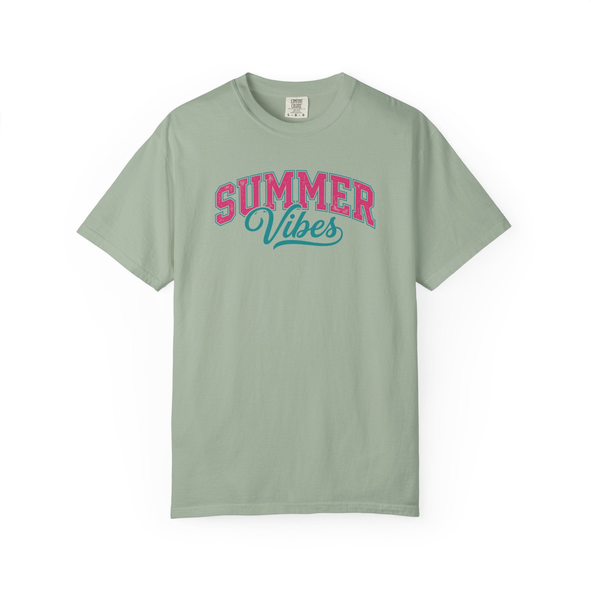 Summer Vibes T-Shirt — Retro Script Graphic Tee