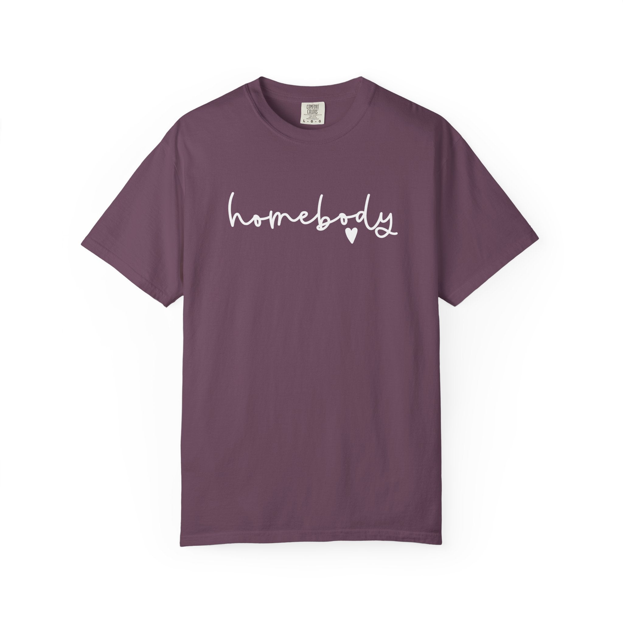 Homebody Script T-Shirt — Cozy Handwritten Graphic Tee