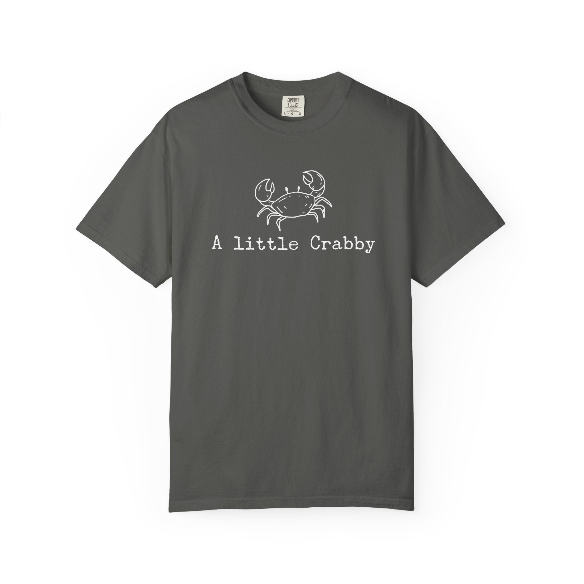 A Little Crabby T-Shirt — Cute Crab Graphic Tee for Beach Lovers