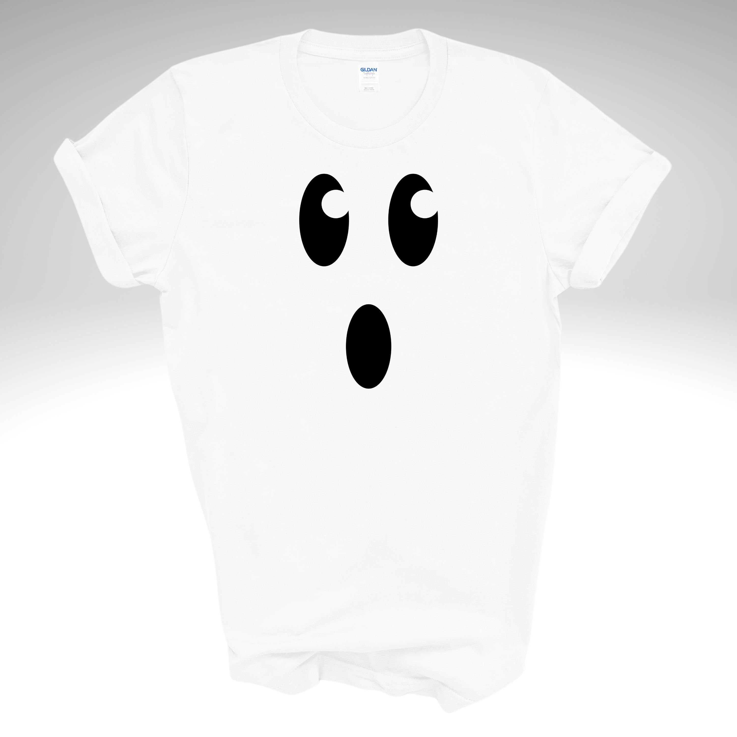 Ghost Halloween Face T Shirt