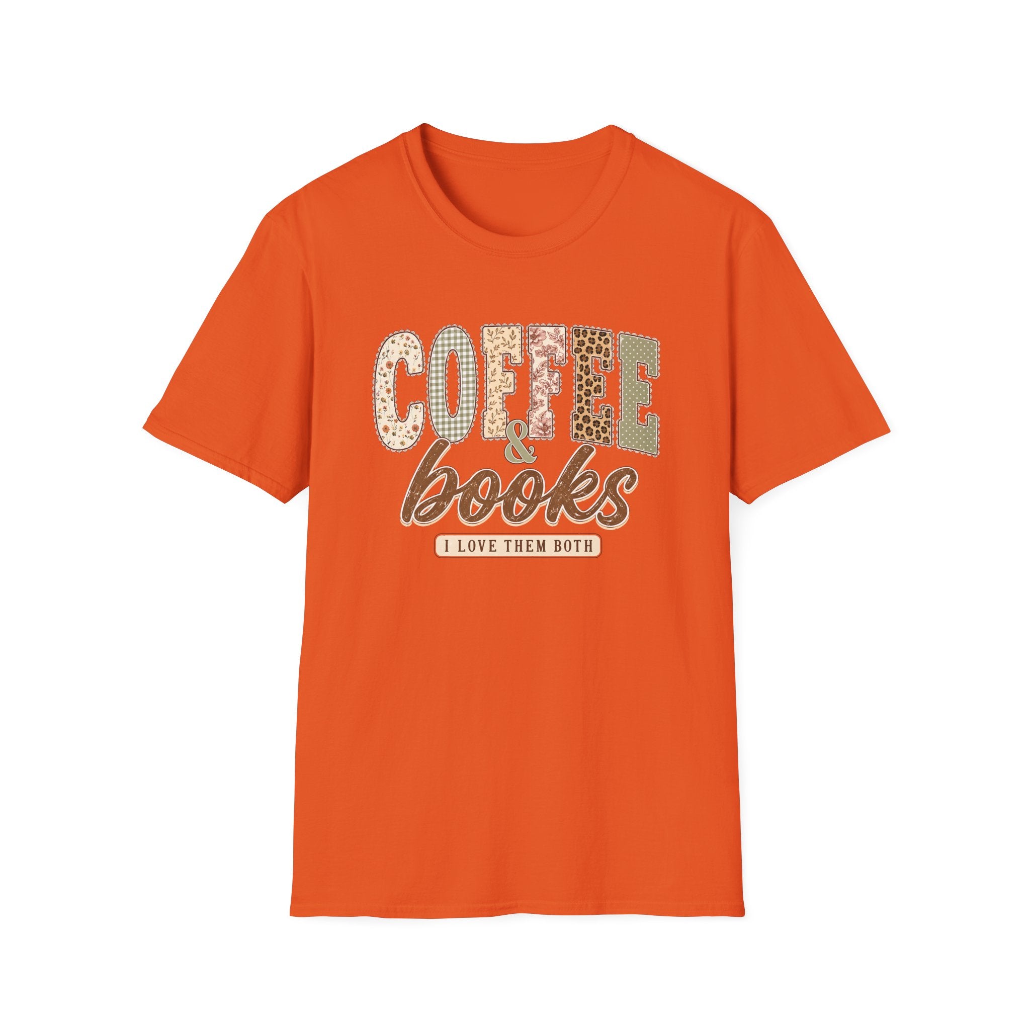 Coffee & Books I Love Them Both | Book Lover Coffee Lover Graphic Tee