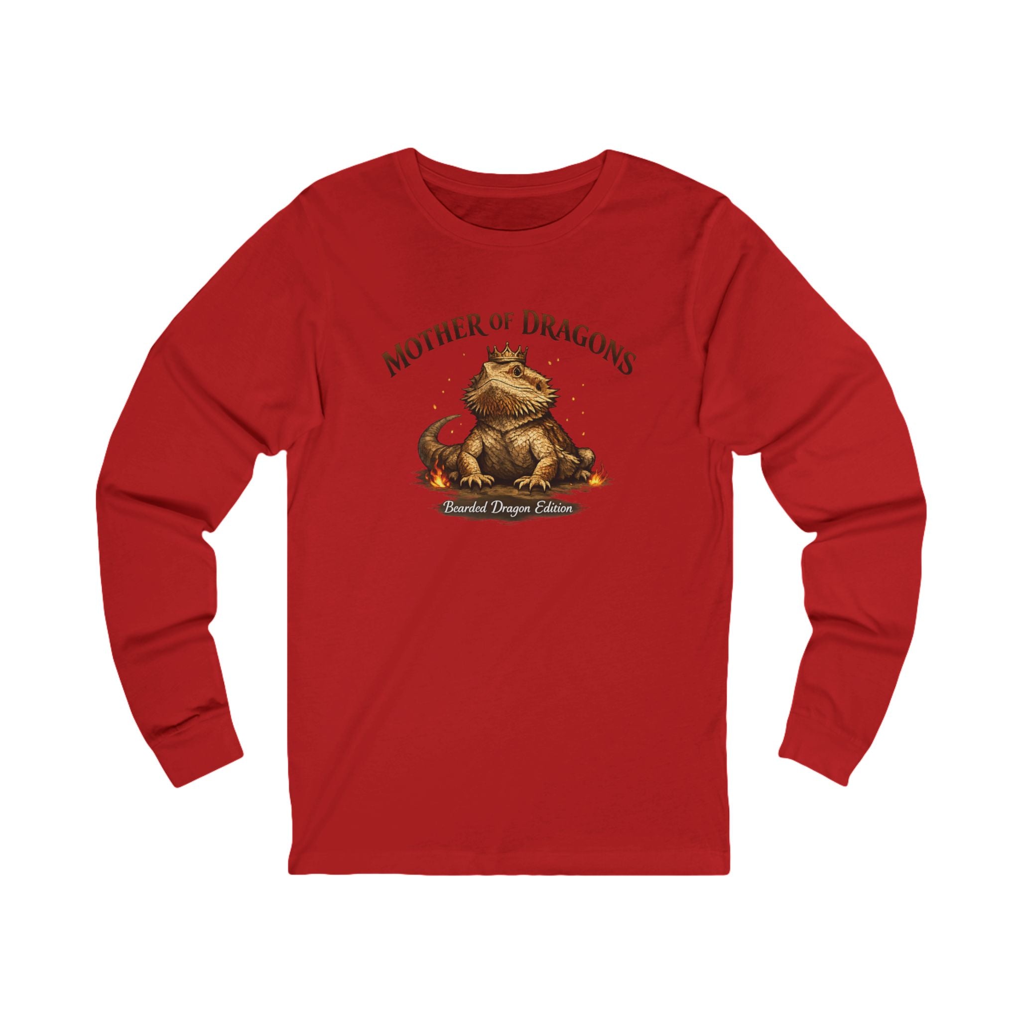 Mother of Dragons dragon illustration Long Sleeve Tee | fantasy, medieval, fire