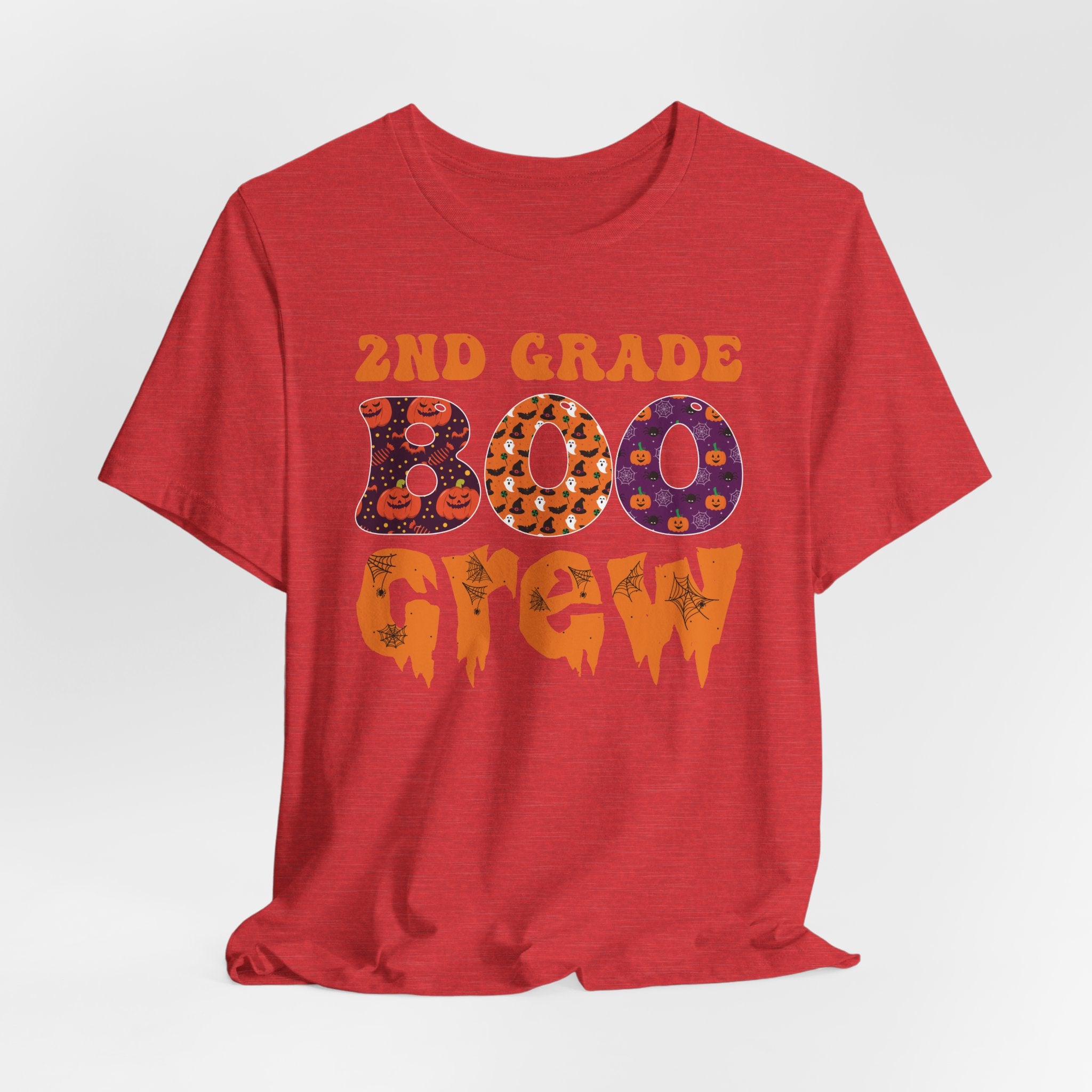 2nd Grade Boo Crew Tee — Halloween Classroom Shirt