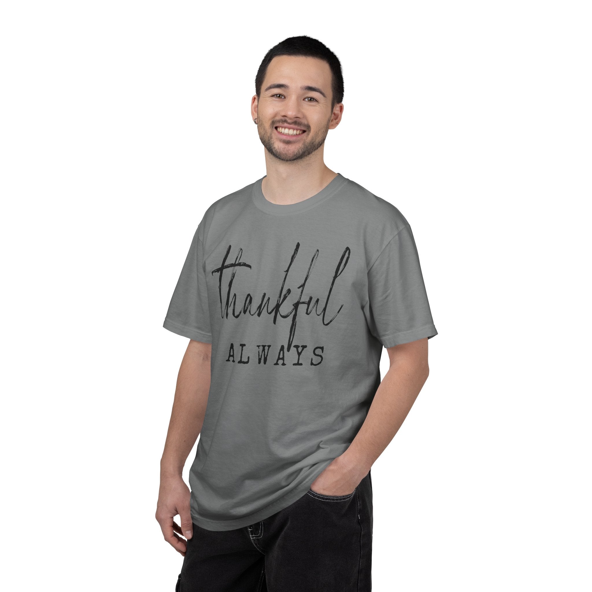 Grateful Spirit T-Shirt - Casual Unisex Wear for Thanksgiving, Everyday Comfort, Inspirational Apparel, Cozy Fashion