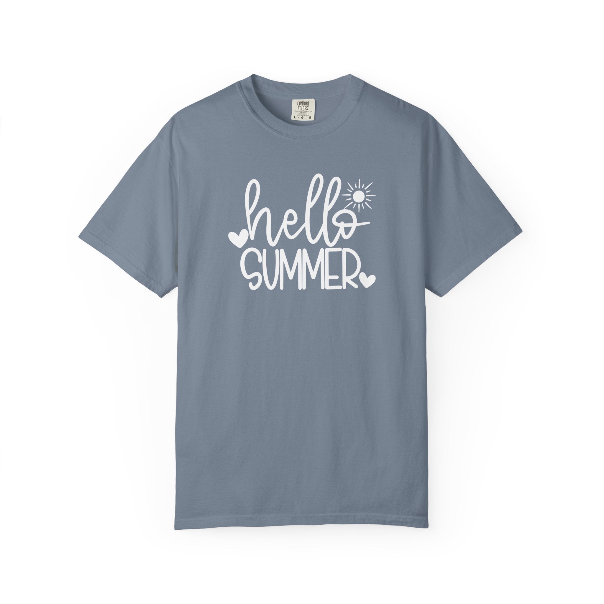 Hello Summer Comfort Colors Graphic T-Shirt