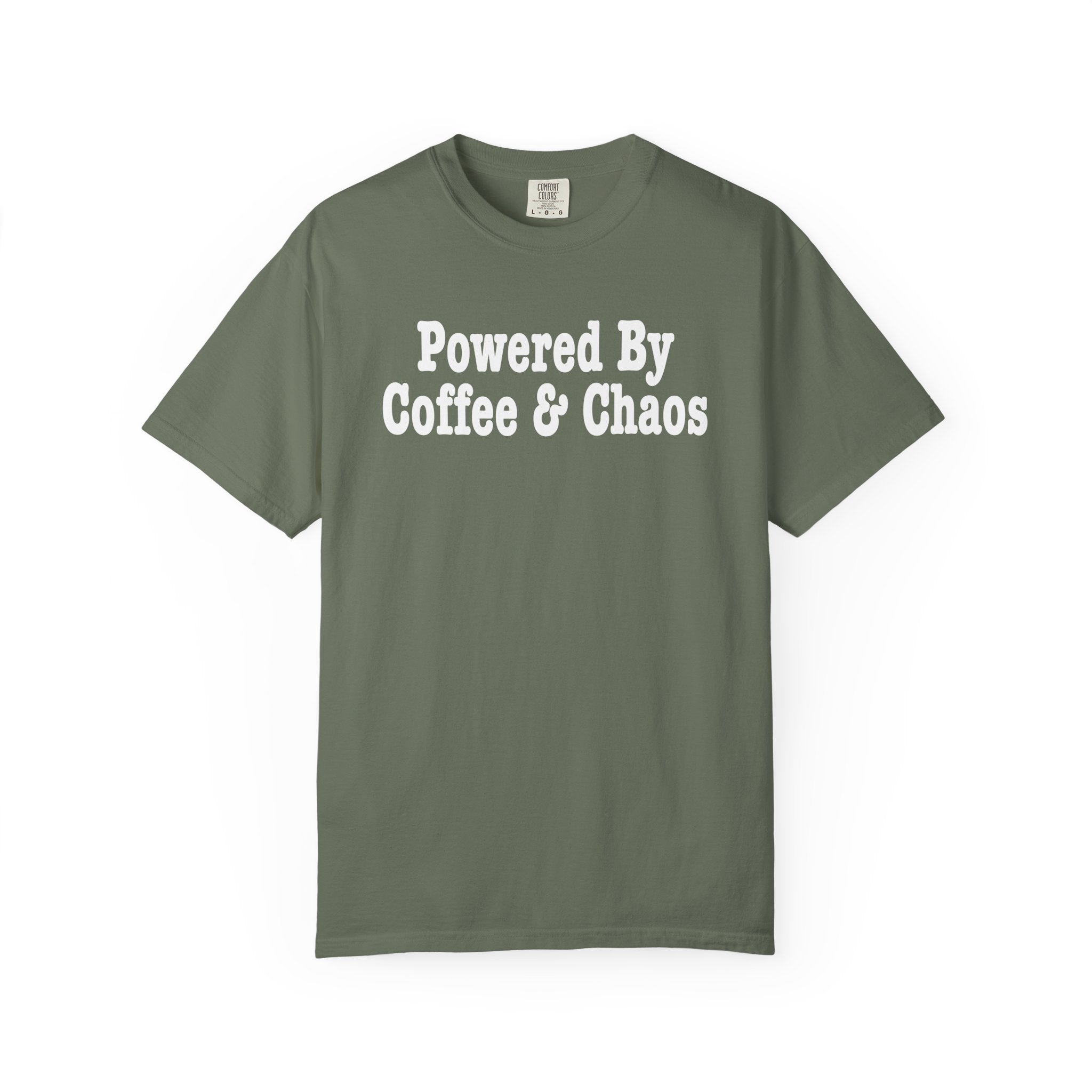 Powered By Coffee & Chaos T-Shirt