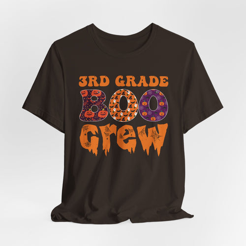 3rd Grade Boo Crew Tee — Halloween Classroom Shirt