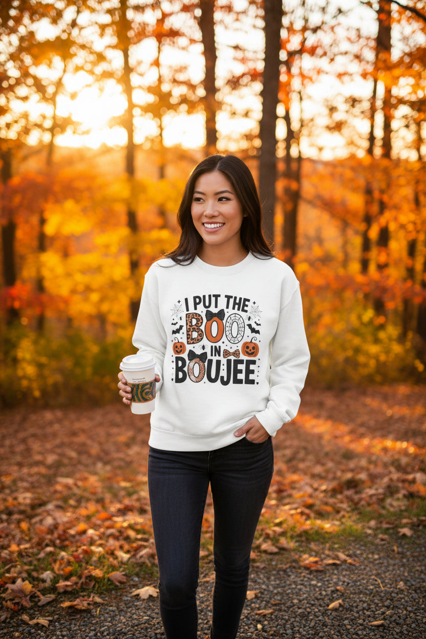 I Put the Boo in Boujee Halloween Sweatshirt