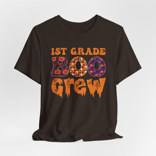 1st Grade Boo Crew Tee — Halloween Classroom Shirt