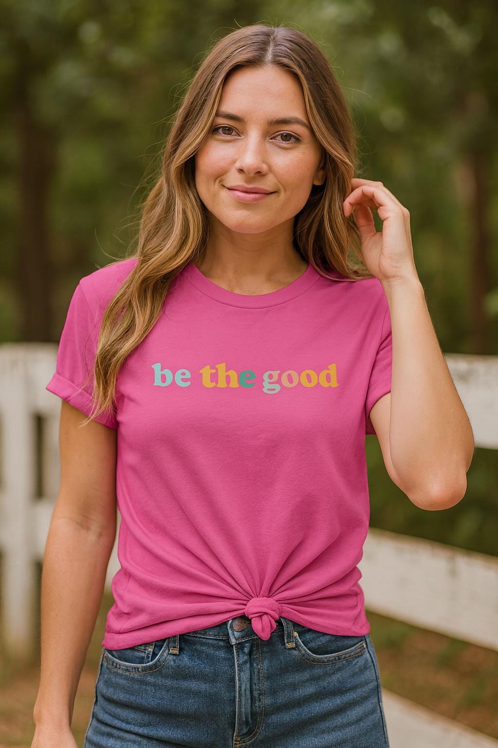Be The Good | Positive Quote | Bella Canvas 3001 | Inspirational Shirt | Kindness Graphic Tee