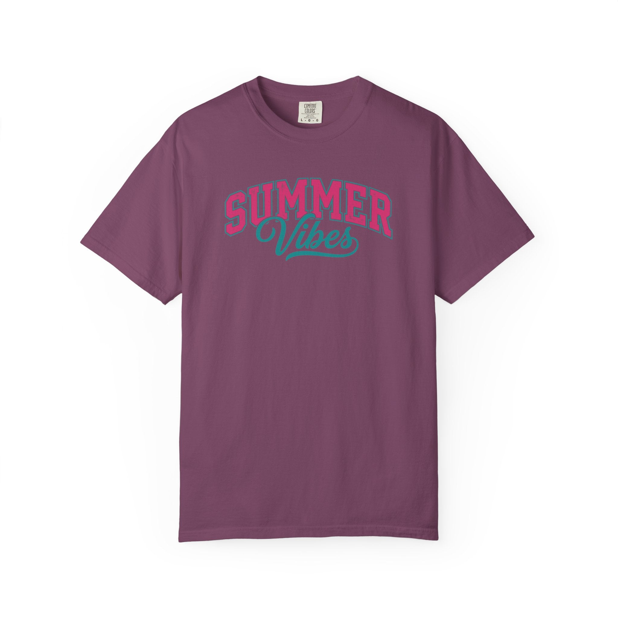 Summer Vibes T-Shirt — Retro Script Graphic Tee