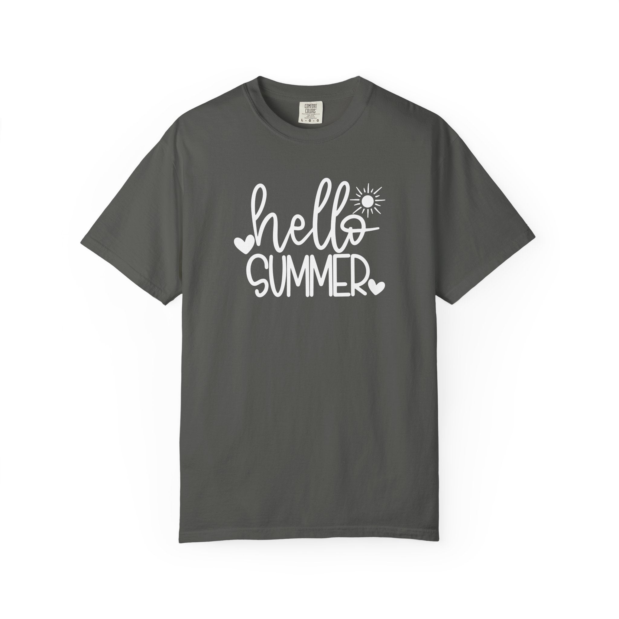 Hello Summer Comfort Colors Graphic T-Shirt
