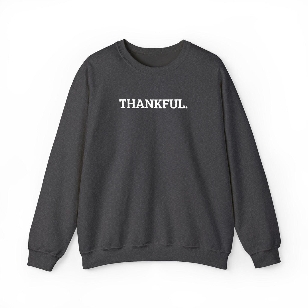 Thankful Embroidered Crewneck Sweatshirt | Cozy Fall Fashion, Gratitude Gift