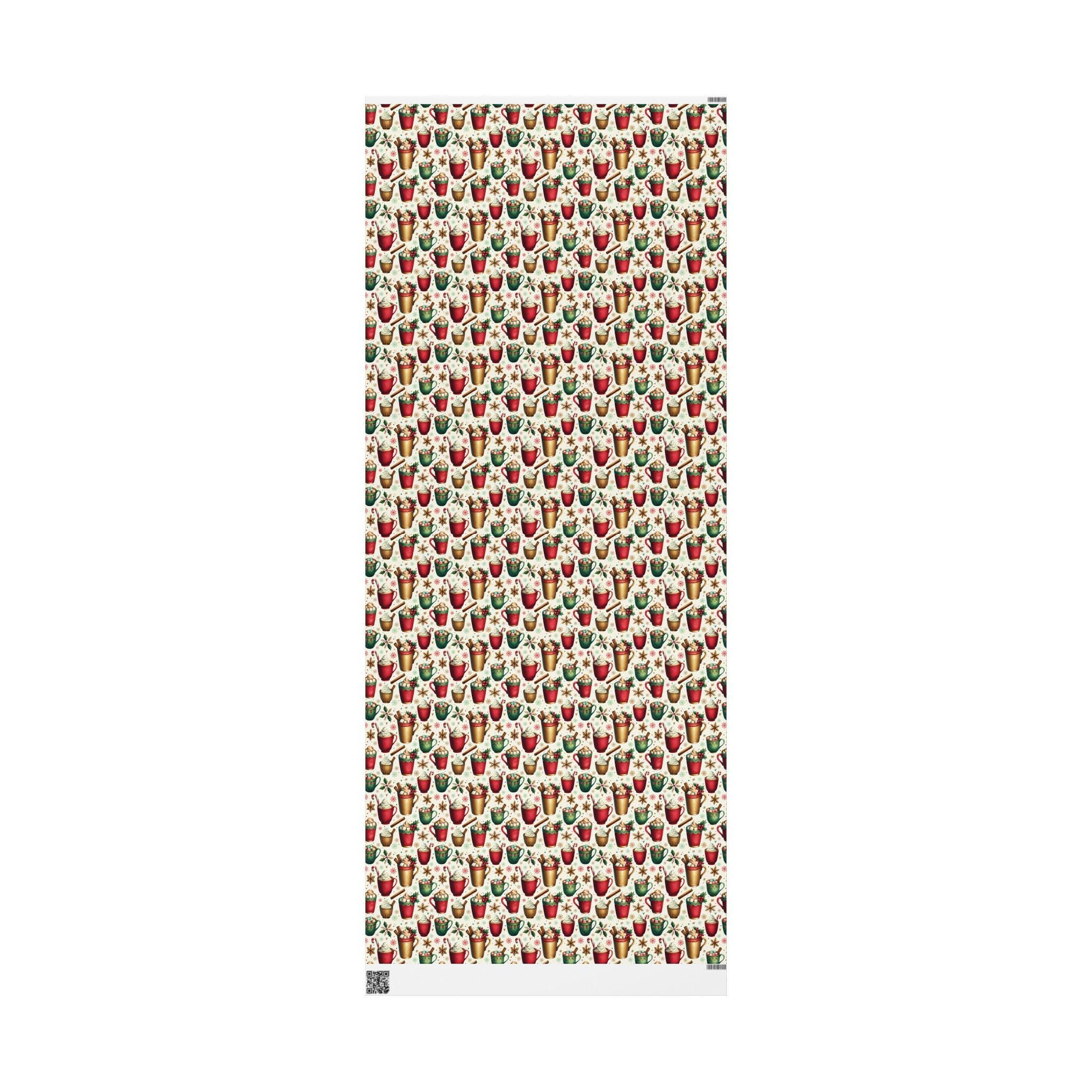 Christmas Wrapping Paper, Festive Gift Wrap, Holiday Gift Wrap, Seasonal Wrap, Wrap for Birthdays, New Year Decorations