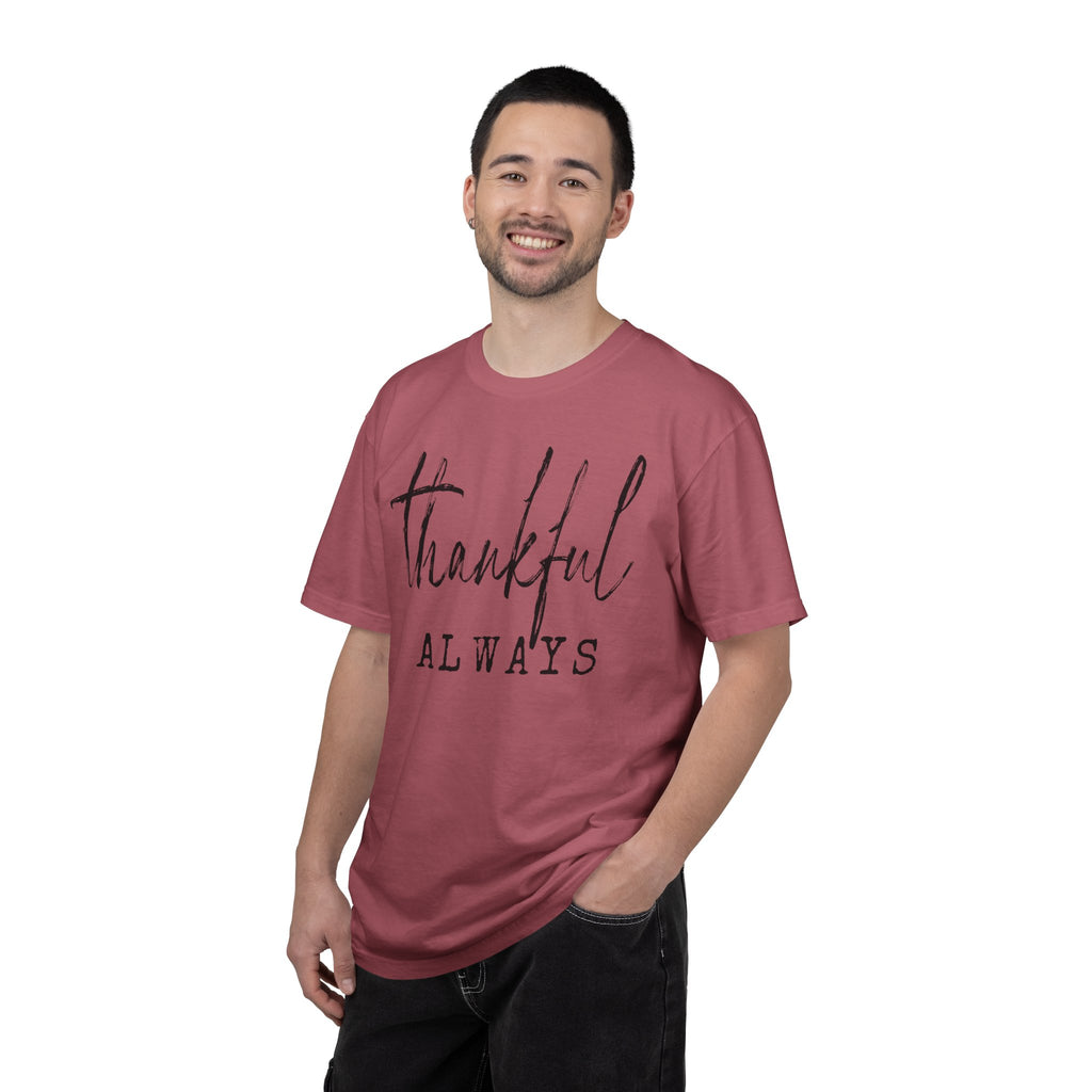 Grateful Spirit T-Shirt - Casual Unisex Wear for Thanksgiving, Everyday Comfort, Inspirational Apparel, Cozy Fashion